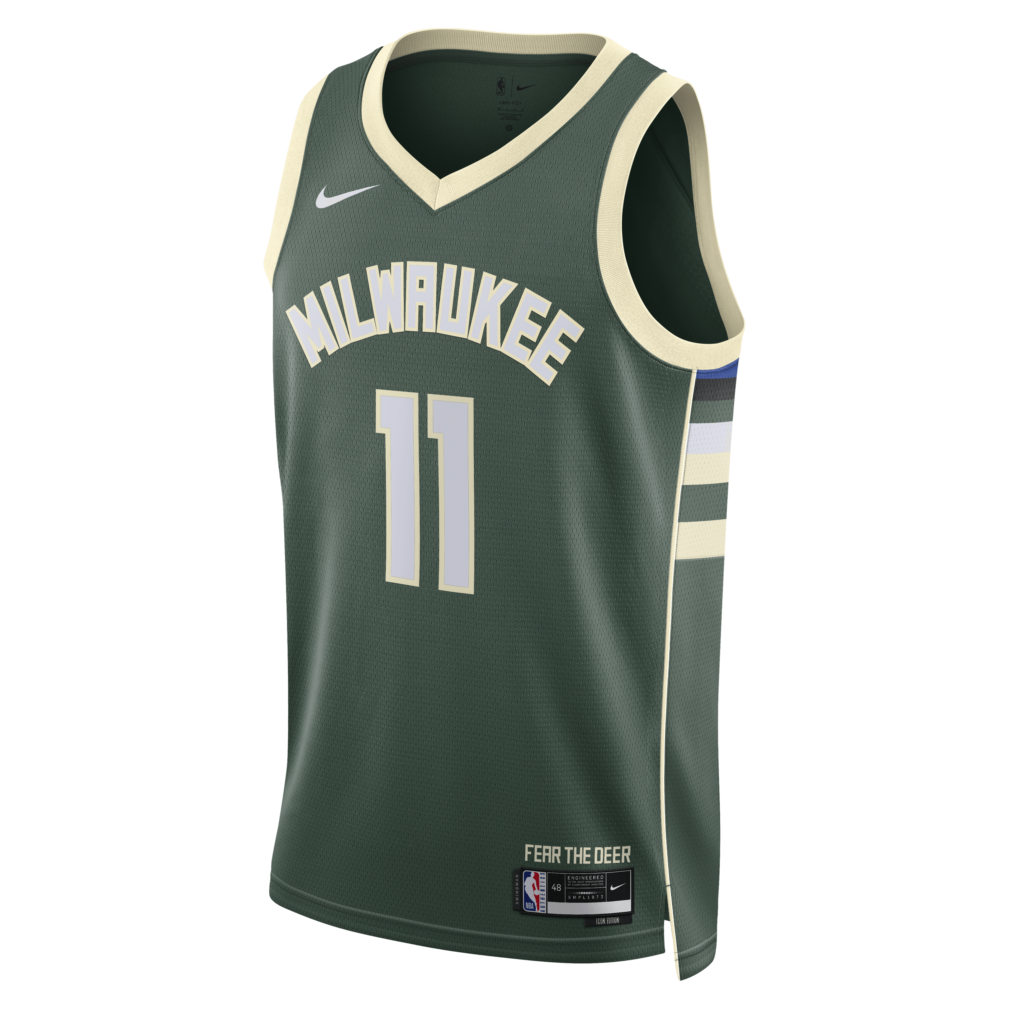 Tyler Herro Milwaukee Bucks Icon Edition Swingman Jersey - Hunter Green - Unisex