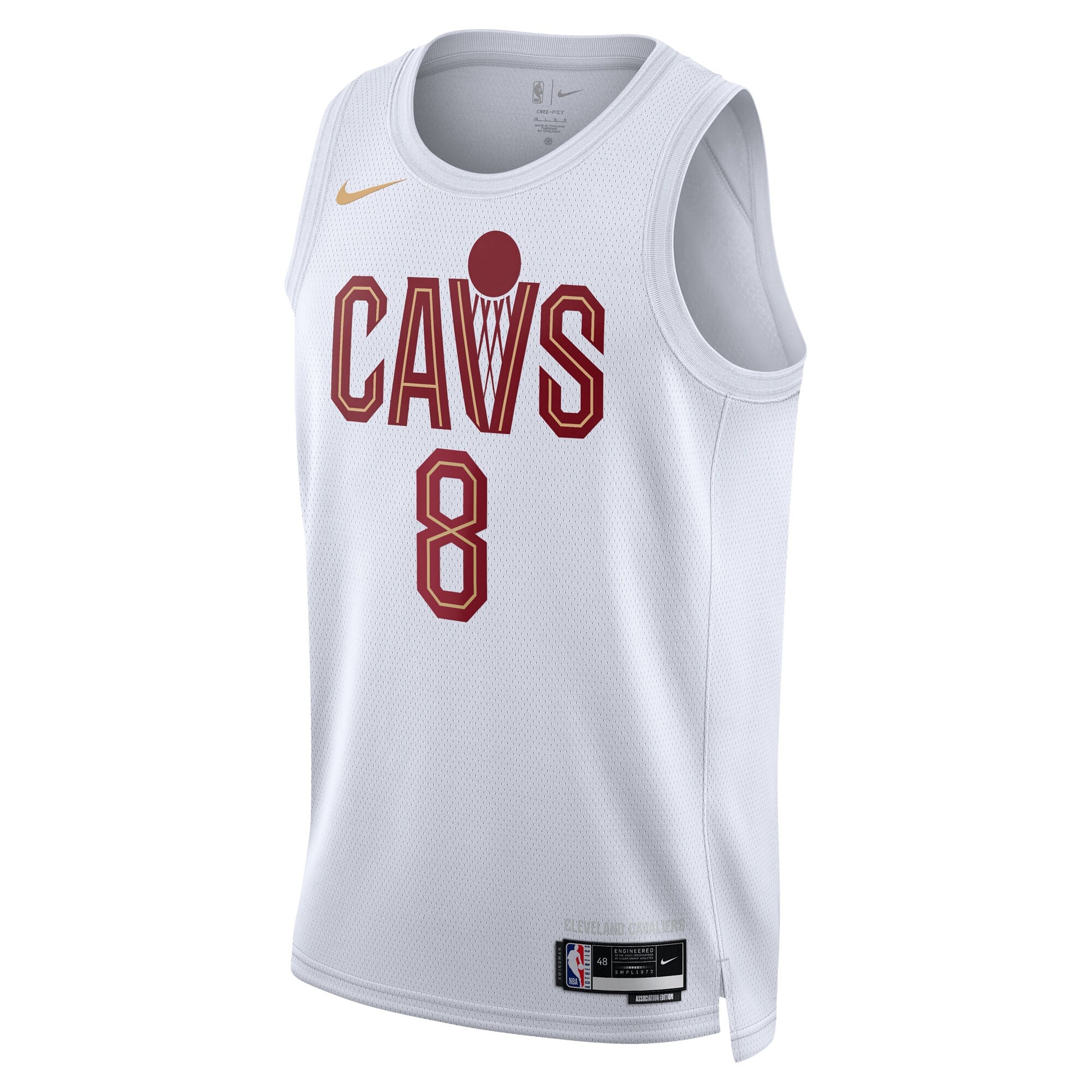 Dennis Schröder Cleveland Cavaliers Association Edition Swingman Jersey - White - Unisex
