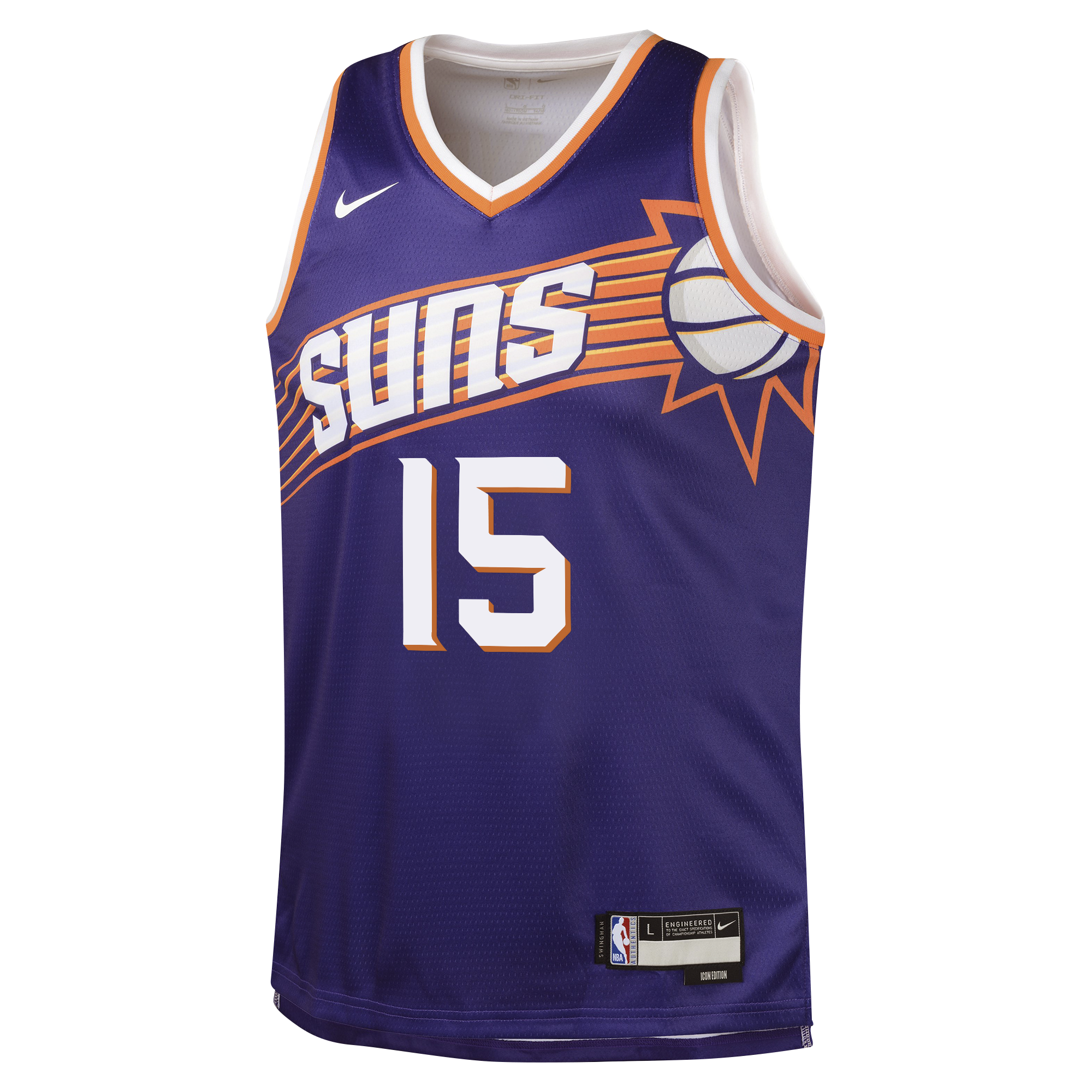 Devin Booker Phoenix Suns Icon Edition Swingman Jersey - Purple - Youth