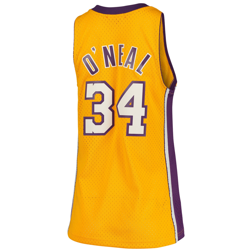 Shaquille O'Neal Los Angeles Lakers 1999-00 Hardwood Classics Swingman Jersey - Womens