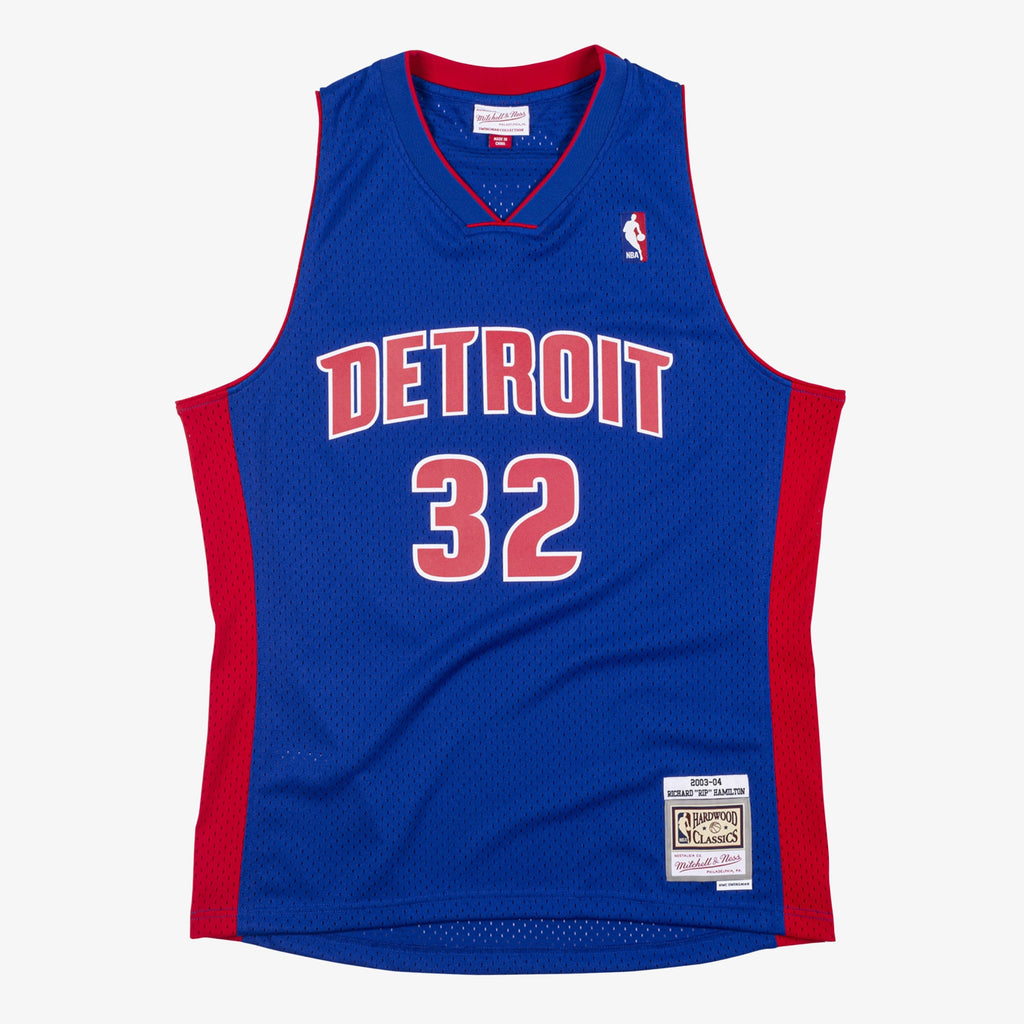Richard Hamilton Detroit Pistons 2003 Authentic Swingman Jersey - Royal Blue