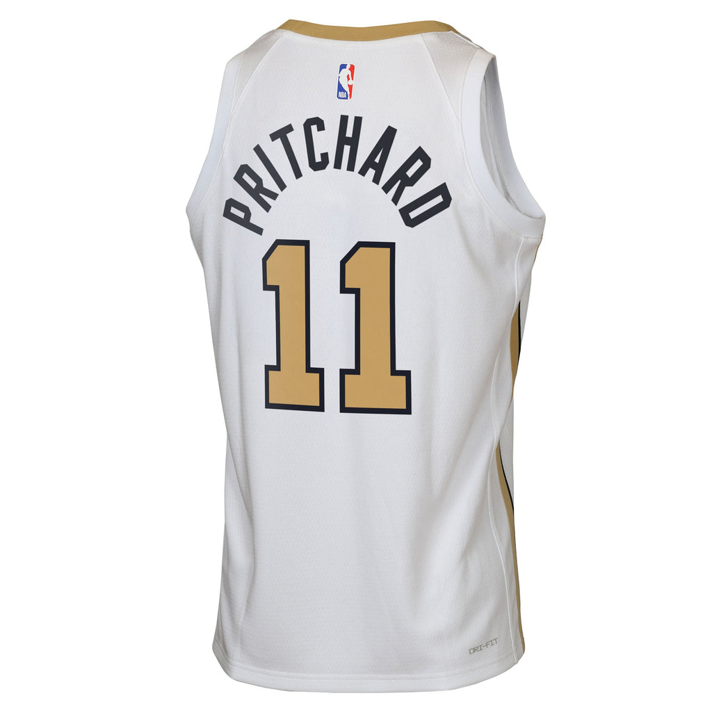 Payton Pritchard Boston Celtics 2025/26 City Edition Swingman Jersey - White - Youth