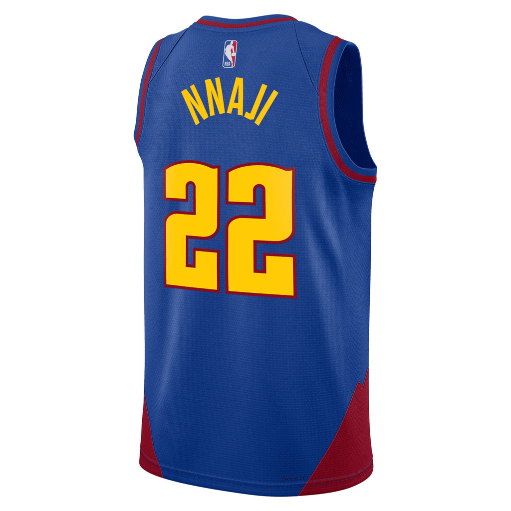 Zeke Nnaji Denver Nuggets Statement Edition Swingman Jersey - Blue - Unisex
