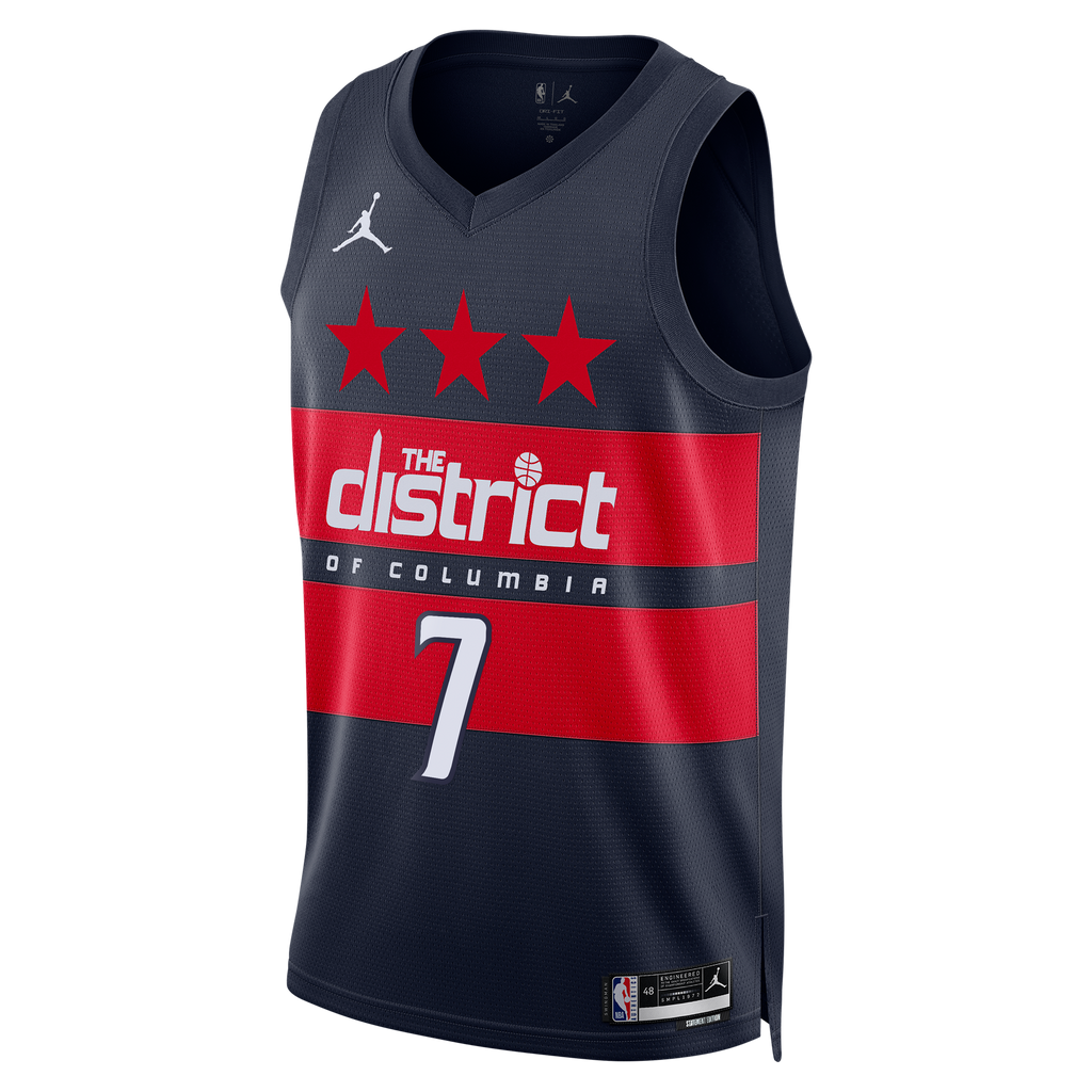 Bub Carrington Washington Wizards Statement Edition Swingman Jersey - Navy - Mens