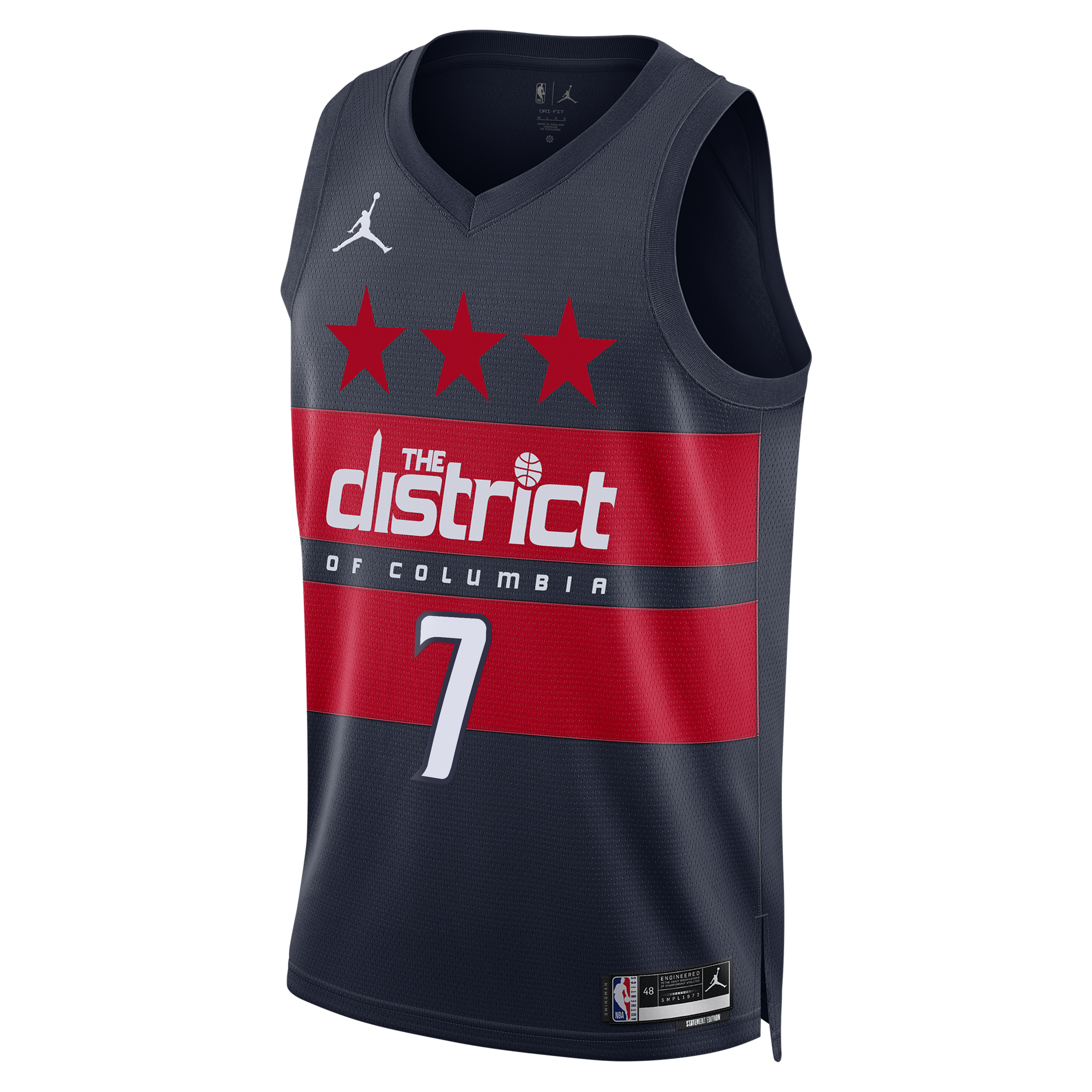 Bub Carrington Washington Wizards Statement Edition Swingman Jersey - Navy - Mens