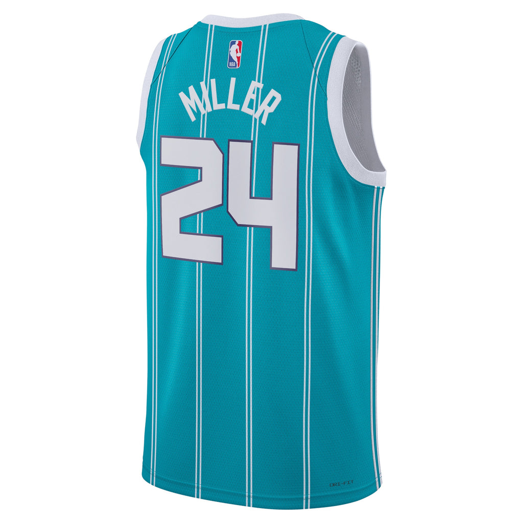Brandon Miller Charlotte Hornets Icon Edition Swingman Jersey - Teal - Unisex