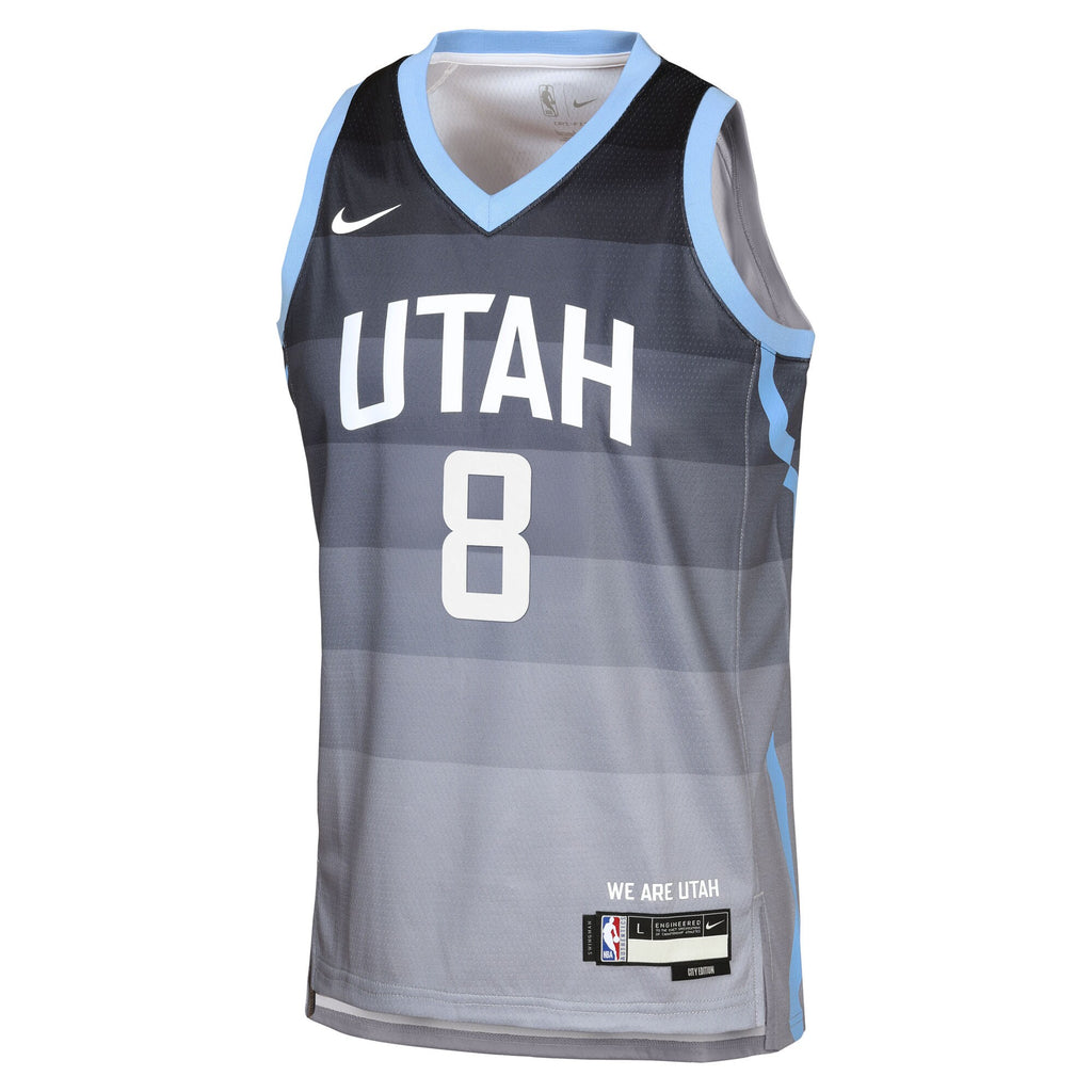 Isaiah Collier Utah Jazz 2025/26 City Edition Swingman Jersey - Gray - Youth