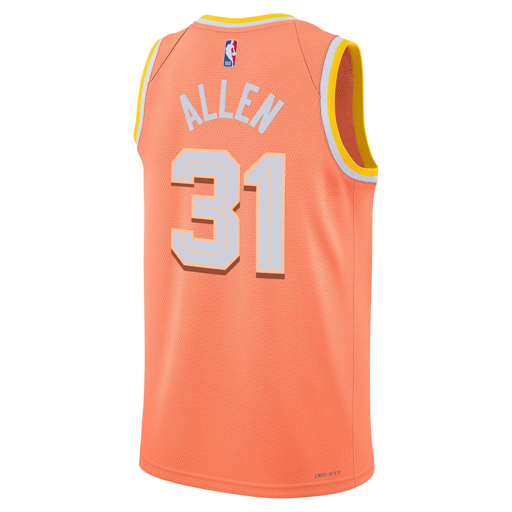 Jarrett Allen Cleveland Cavaliers 2025/26 City Edition Swingman Jersey - Orange - Unisex