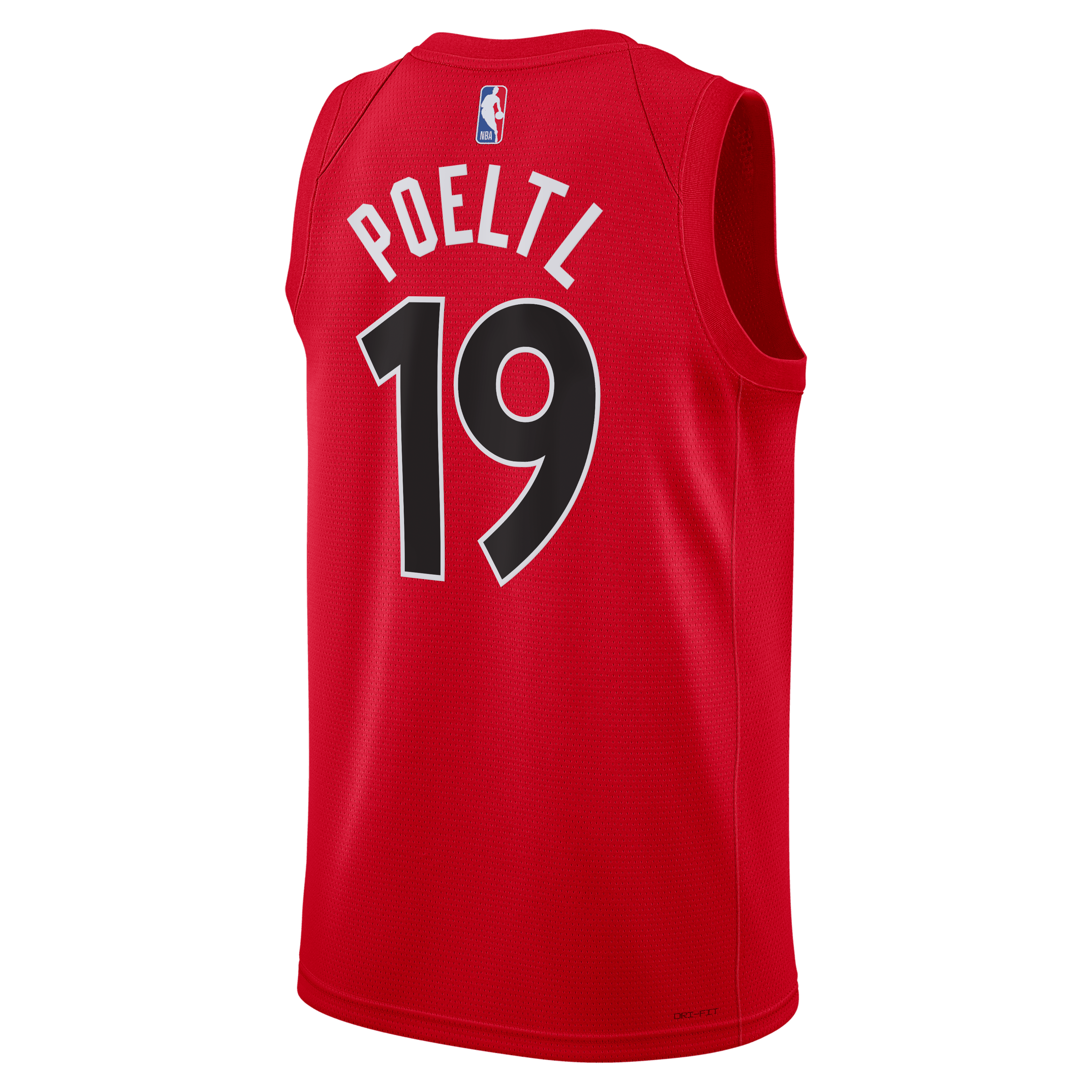 Jakob Poeltl Toronto Raptors Icon Edition Swingman Jersey - Red - Unisex
