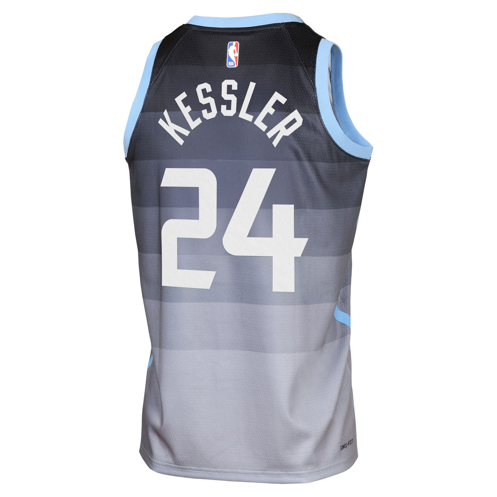 Walker Kessler Utah Jazz 2025/26 City Edition Swingman Jersey - Gray - Youth