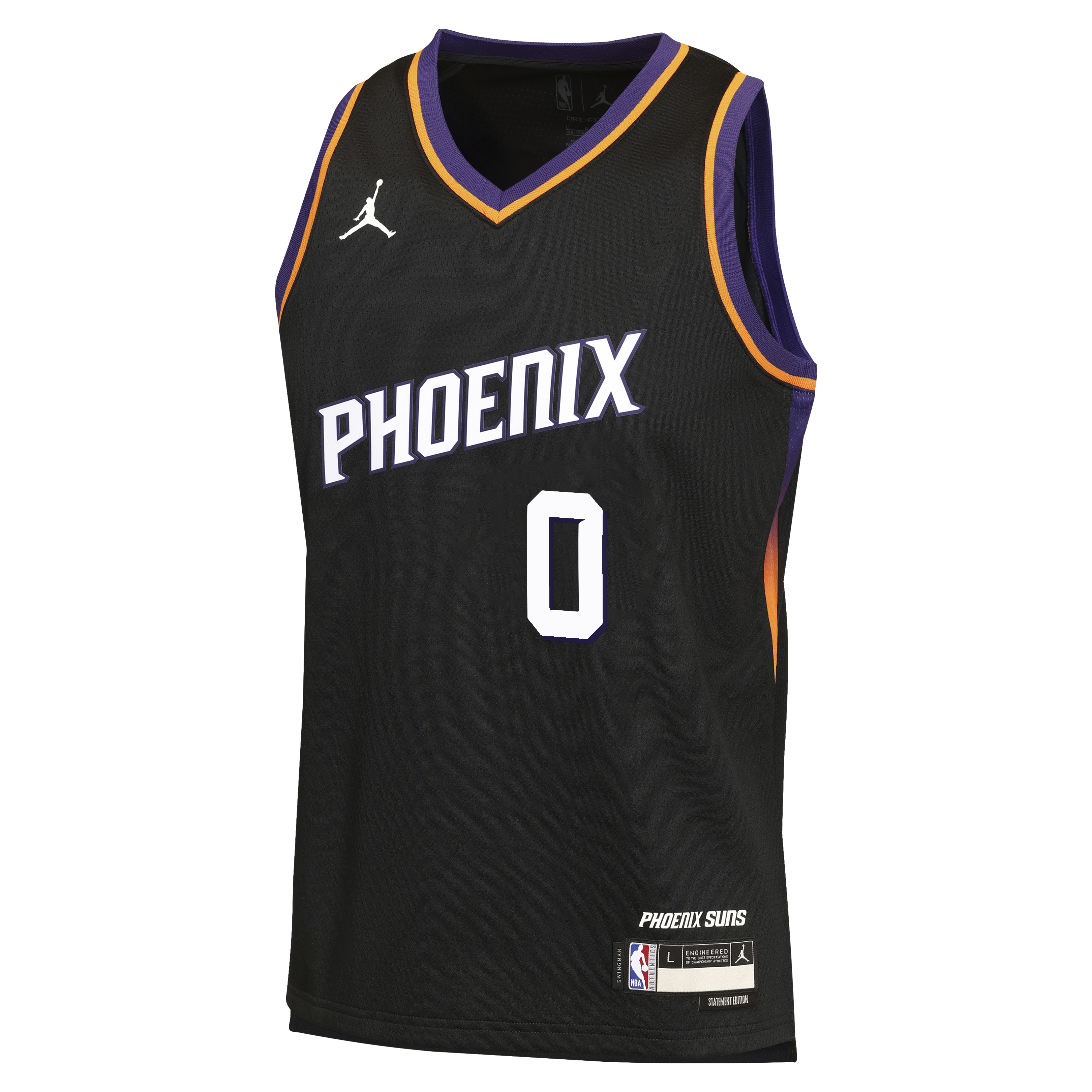 Ryan Dunn Phoenix Suns Statement Edition Jersey - Black - Youth