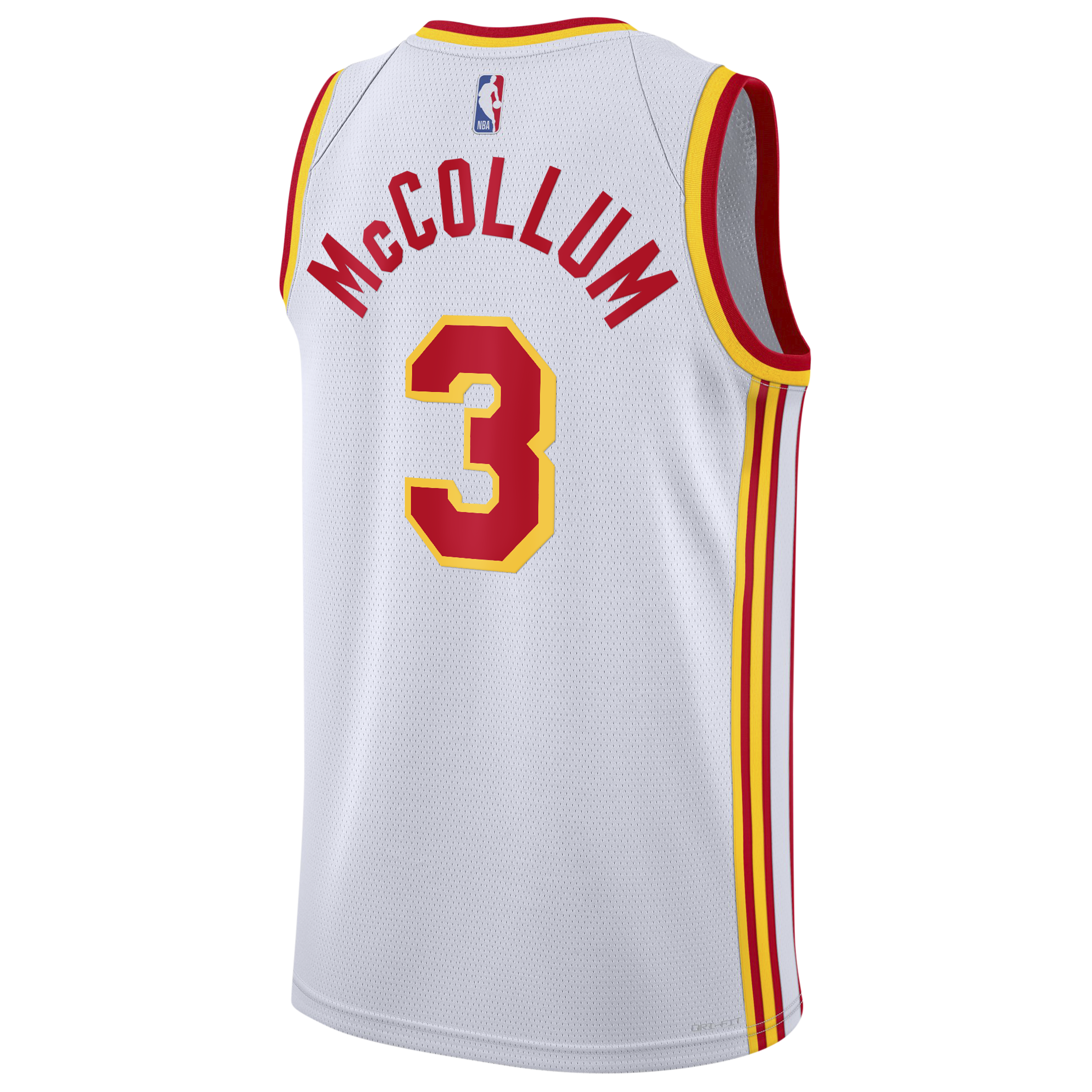 CJ McCollum Atlanta Hawks Association Edition Swingman Jersey - White - Youth