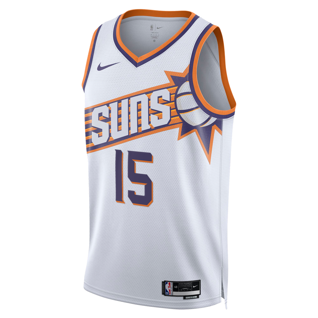 Devin Booker Phoenix Suns Association Edition Swingman Jersey - White - Unisex