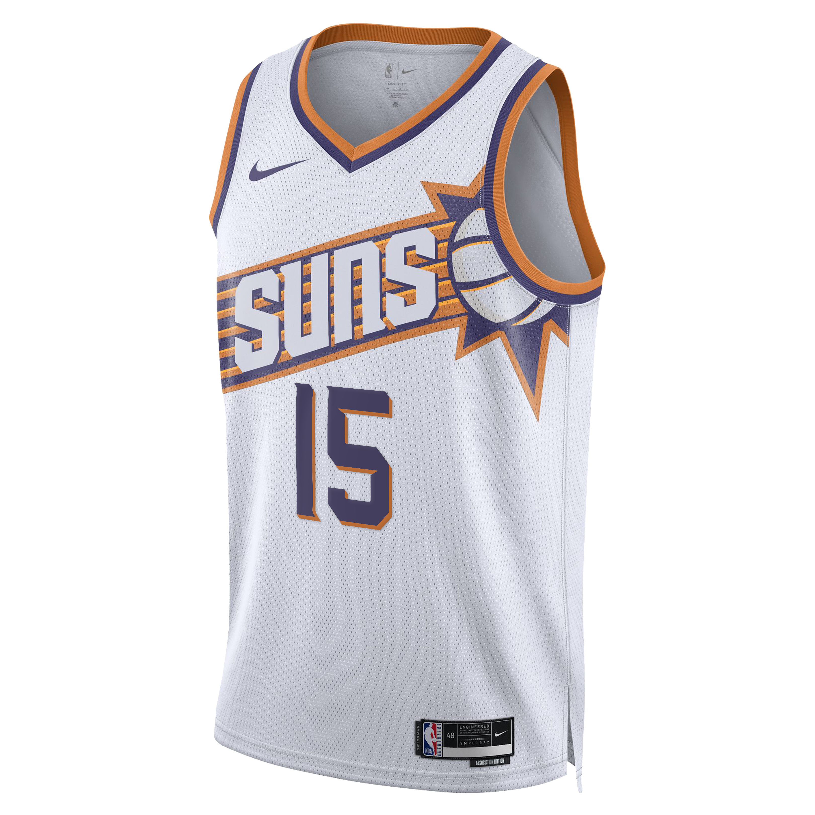 Devin Booker Phoenix Suns Association Edition Swingman Jersey - White - Unisex