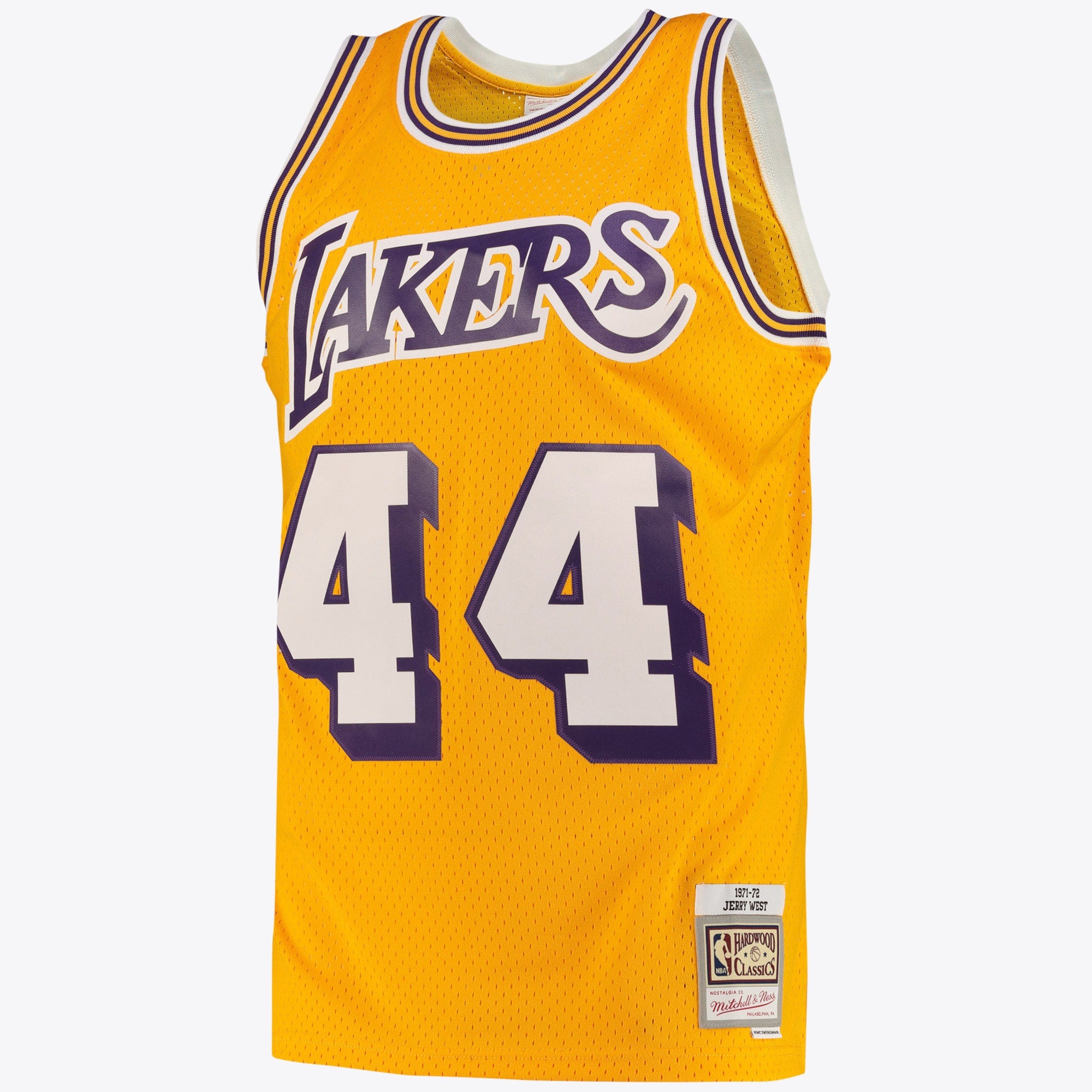 Jerry West Los Angeles Lakers Swingman Road Jersey - Light Gold - Mens
