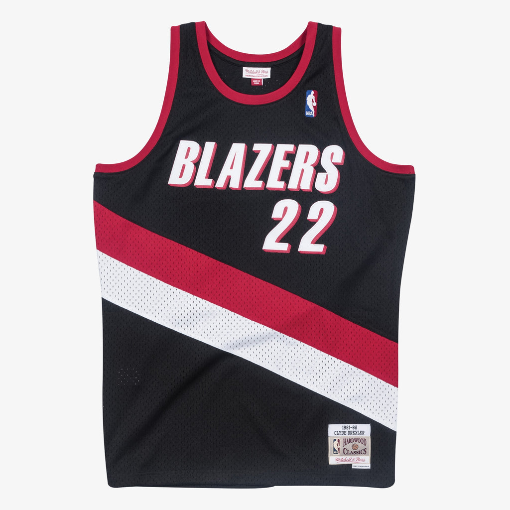 Clyde Drexler Portland Trail Blazers 1991-92 Swingman Jersey