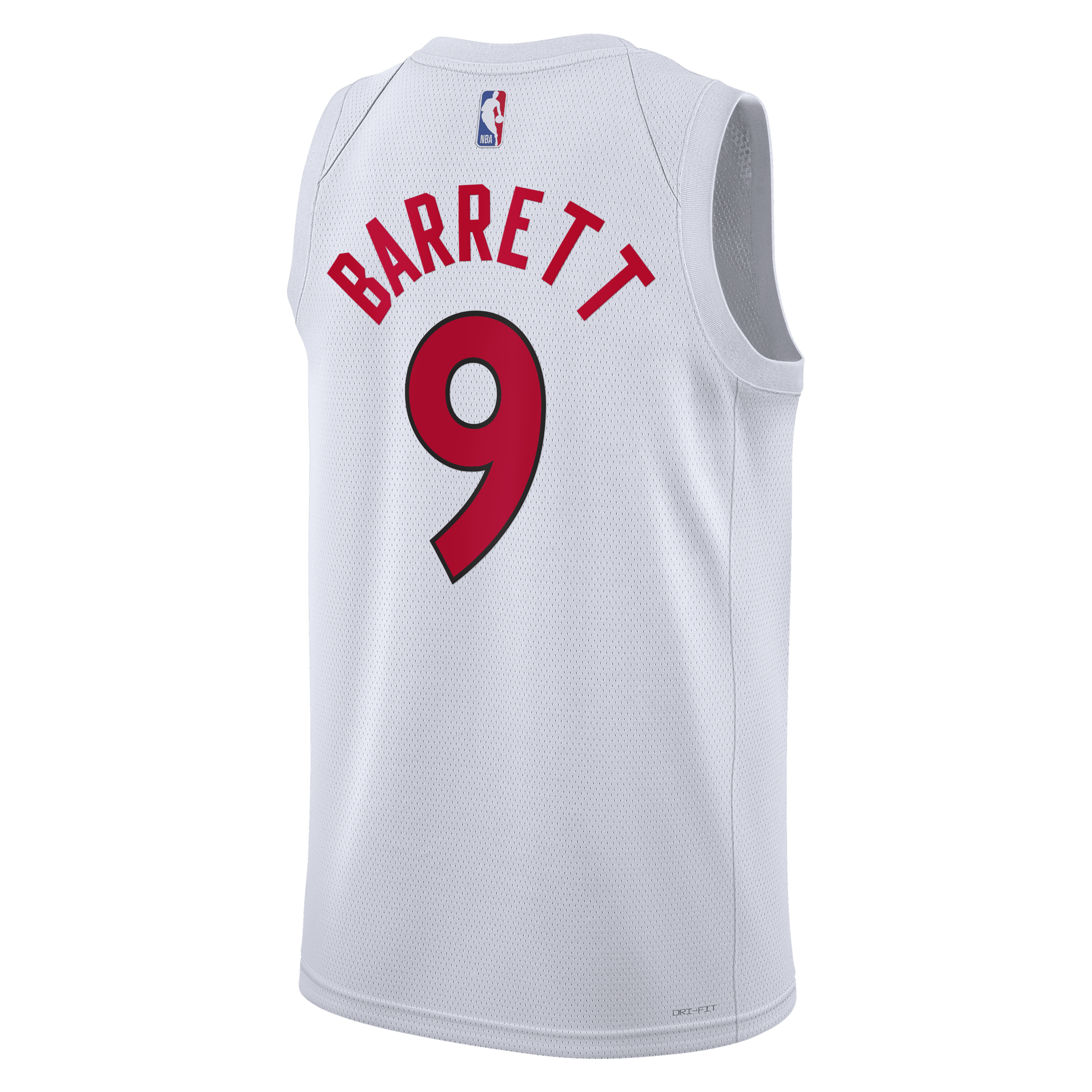 RJ Barrett Toronto Raptors Association Edition Swingman Jersey - White - Unisex