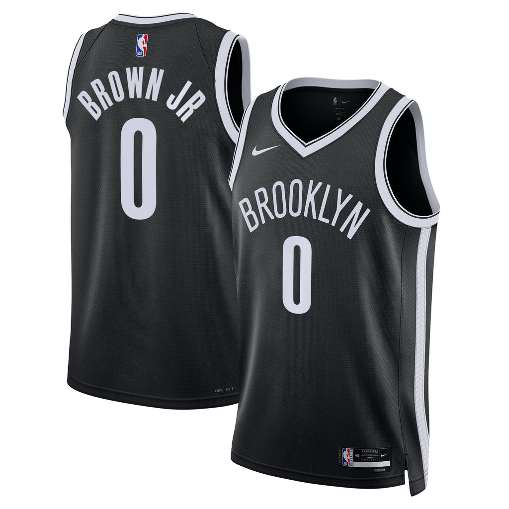 Mikel Brown Jr. Brooklyn Nets Swingman Icon Jersey - Black - Unisex