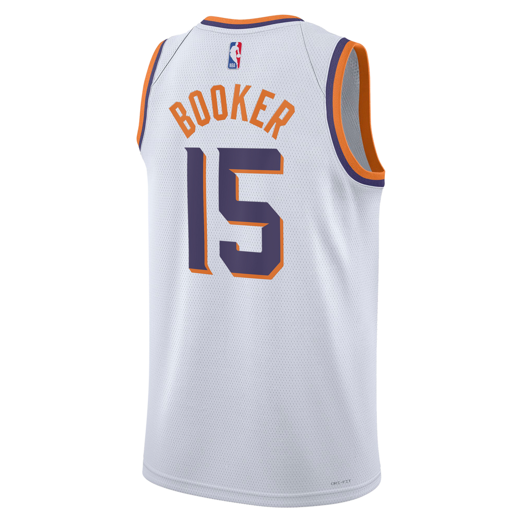 Devin Booker Phoenix Suns Association Edition Swingman Jersey - White - Unisex