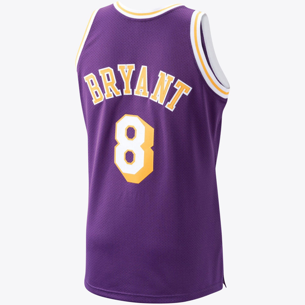 Kobe Bryant Hardwood Classic Los Angeles Lakers 1996-97 Authentic Jersey - Purple - Mens
