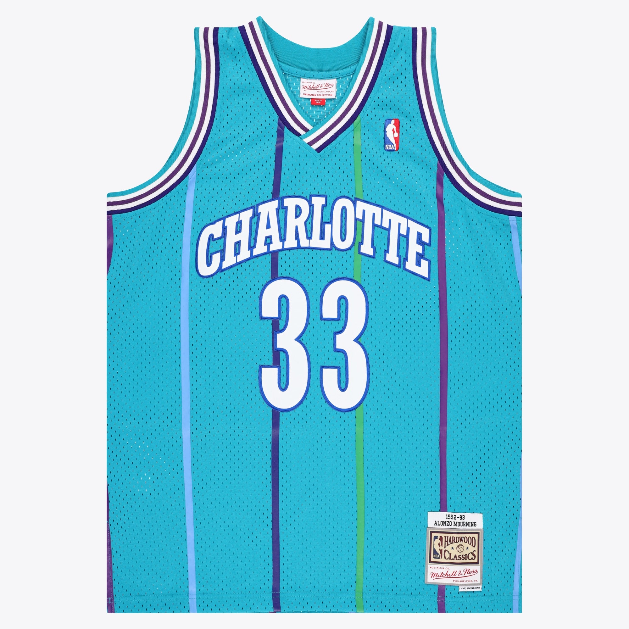Alonzo Mourning Charlotte Hornets Swingman Jersey
