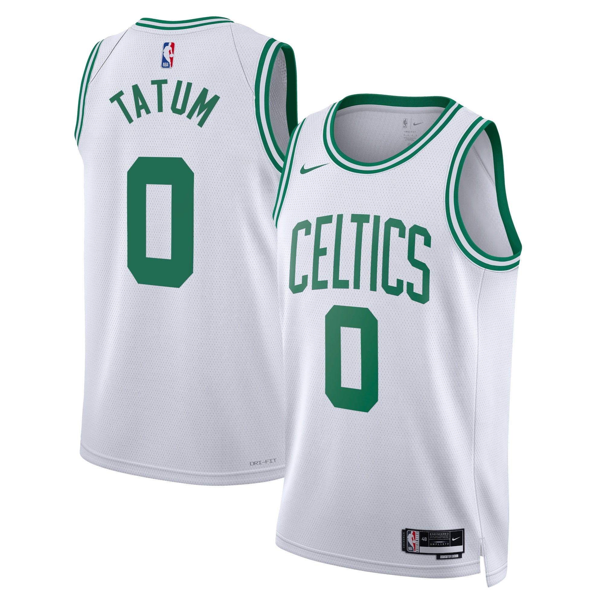 Jayson Tatum Boston Celtics Association Edition Swingman Jersey - White - Unisex