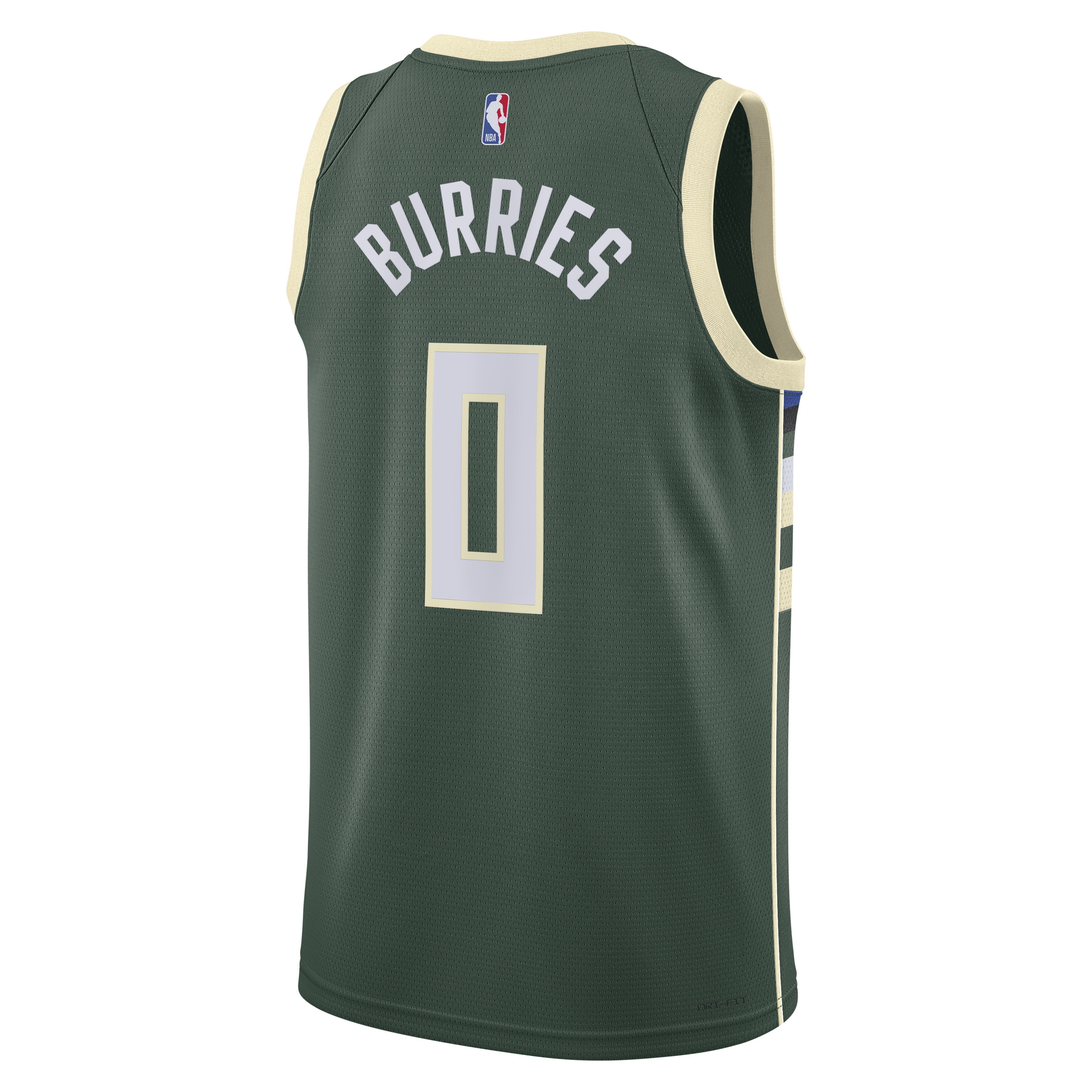 Brayden Burries Milwaukee Bucks Swingman Icon Jersey - Green - Unisex
