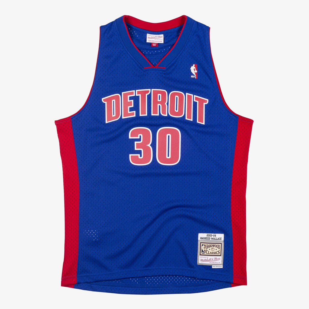 Rasheed Wallace Detroit Pistons 2003 Authentic Swingman Jersey - Royal Blue