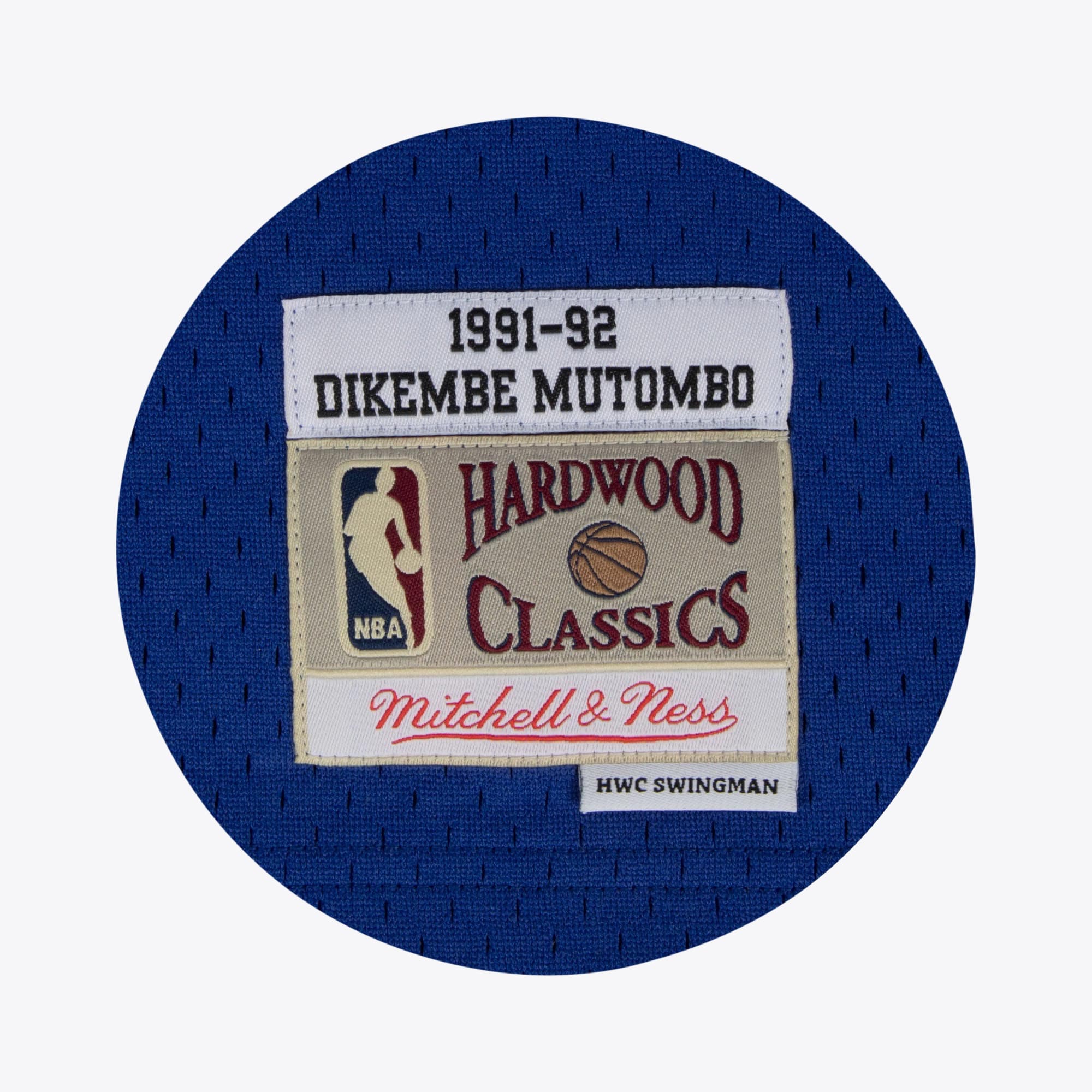 Dikembe Mutombo Denver Nuggets 1991 Hardwood Classics Swingman Home Jersey - White - Mens