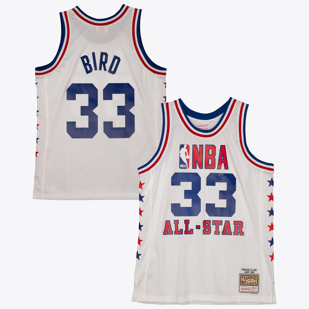Larry Bird Boston Celtics 1985 All-Star Authentic Swingman Jersey - White