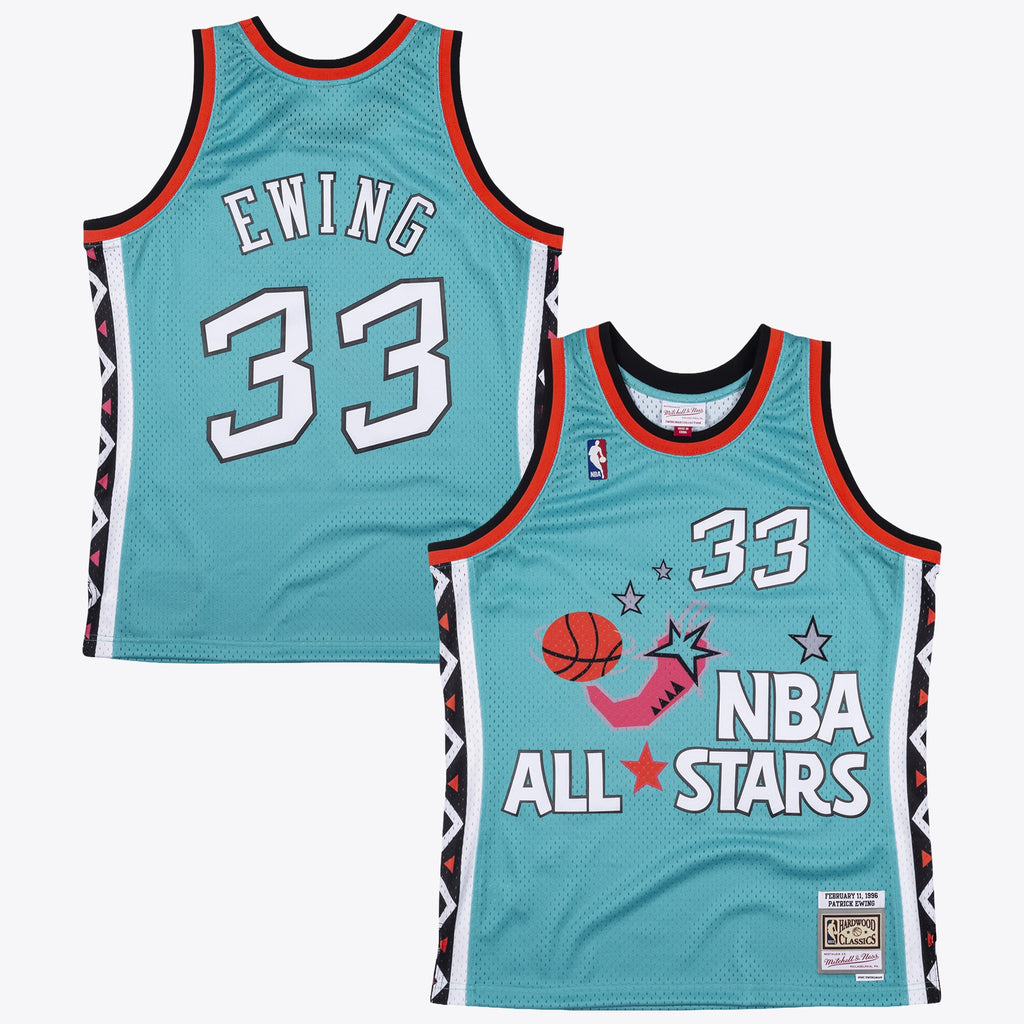 Patrick Ewing New York Knicks 1996 All-Star Authentic Swingman Jersey - Teal
