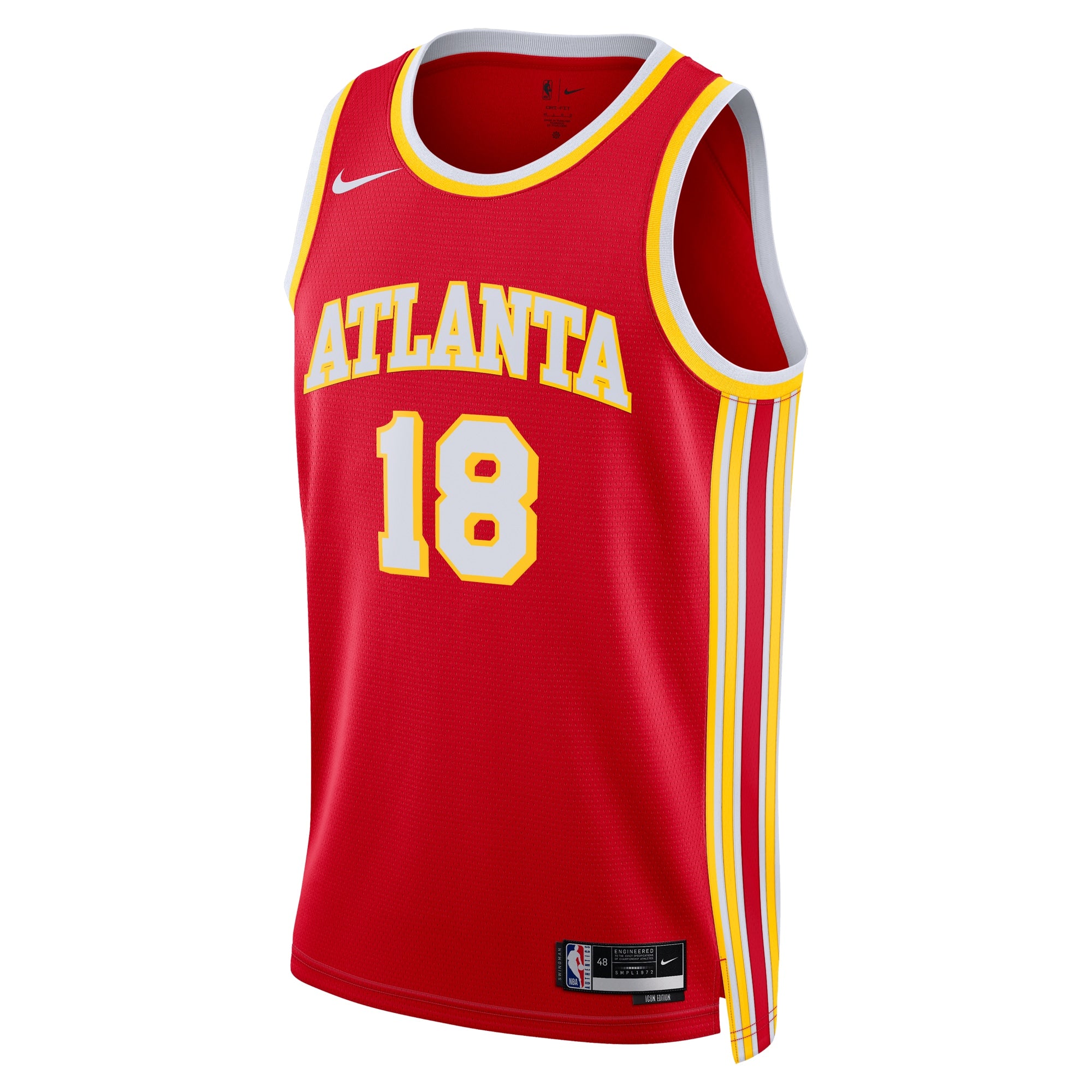 Mouhamed Gueye Atlanta Hawks Icon Edition Swingman Jersey - Red - Unisex