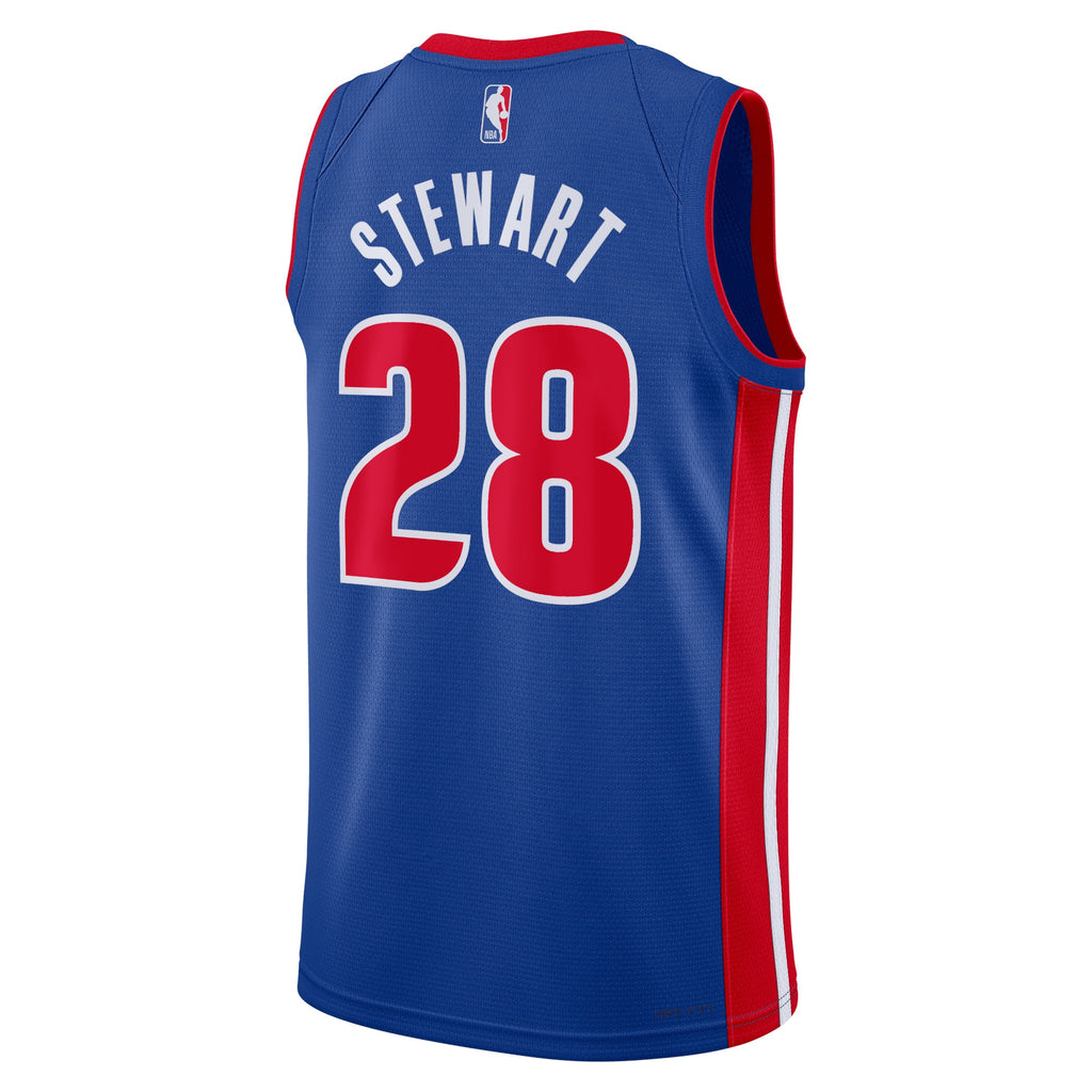 Isaiah Stewart Detroit Pistons Icon Edition Swingman Jersey - Blue - Unisex