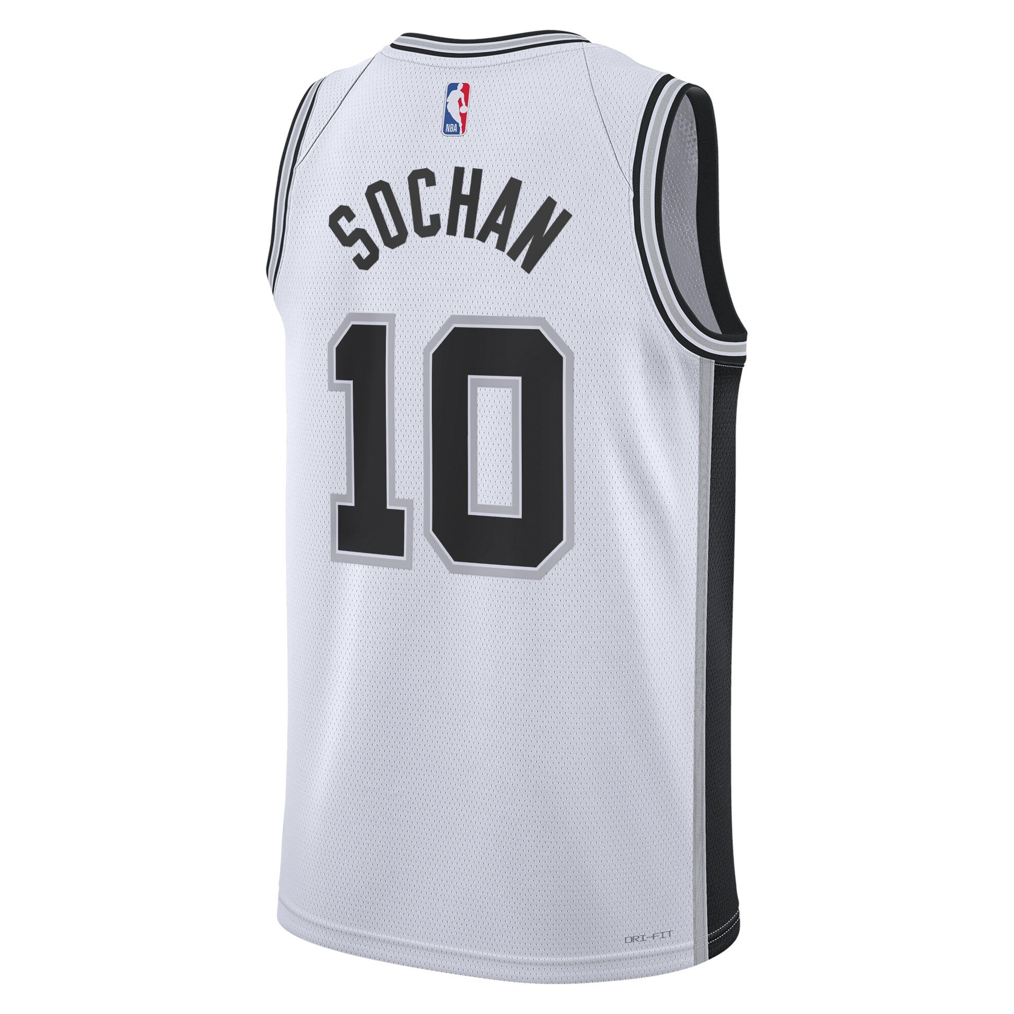 Jeremy Sochan San Antonio Spurs Association Edition Swingman Jersey - White - Unisex