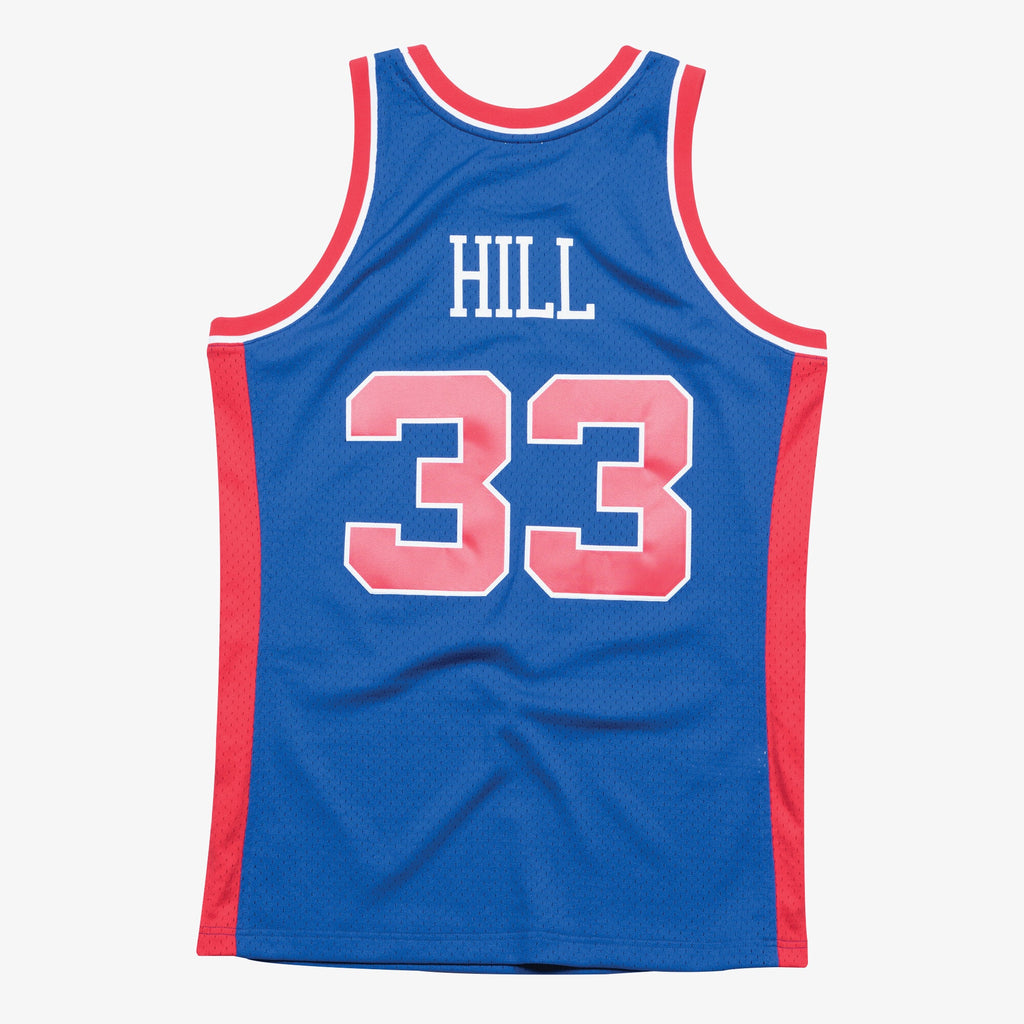 Grant Hill Detroit Pistons 1995-96 Swingman Road Jersey