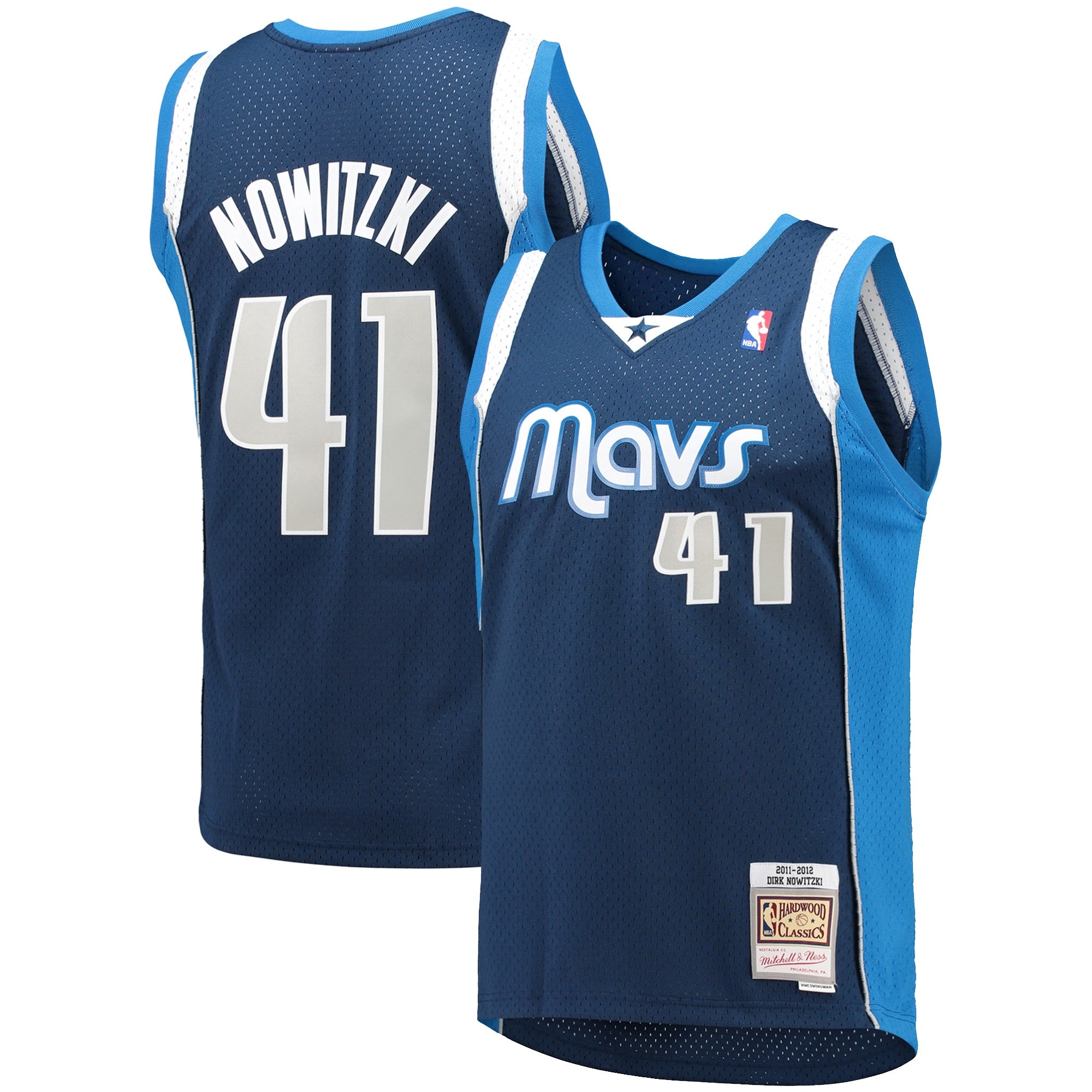Dirk Nowitzki Dallas Mavericks 2011/12 Hardwood Classics Swingman Jersey - Mens