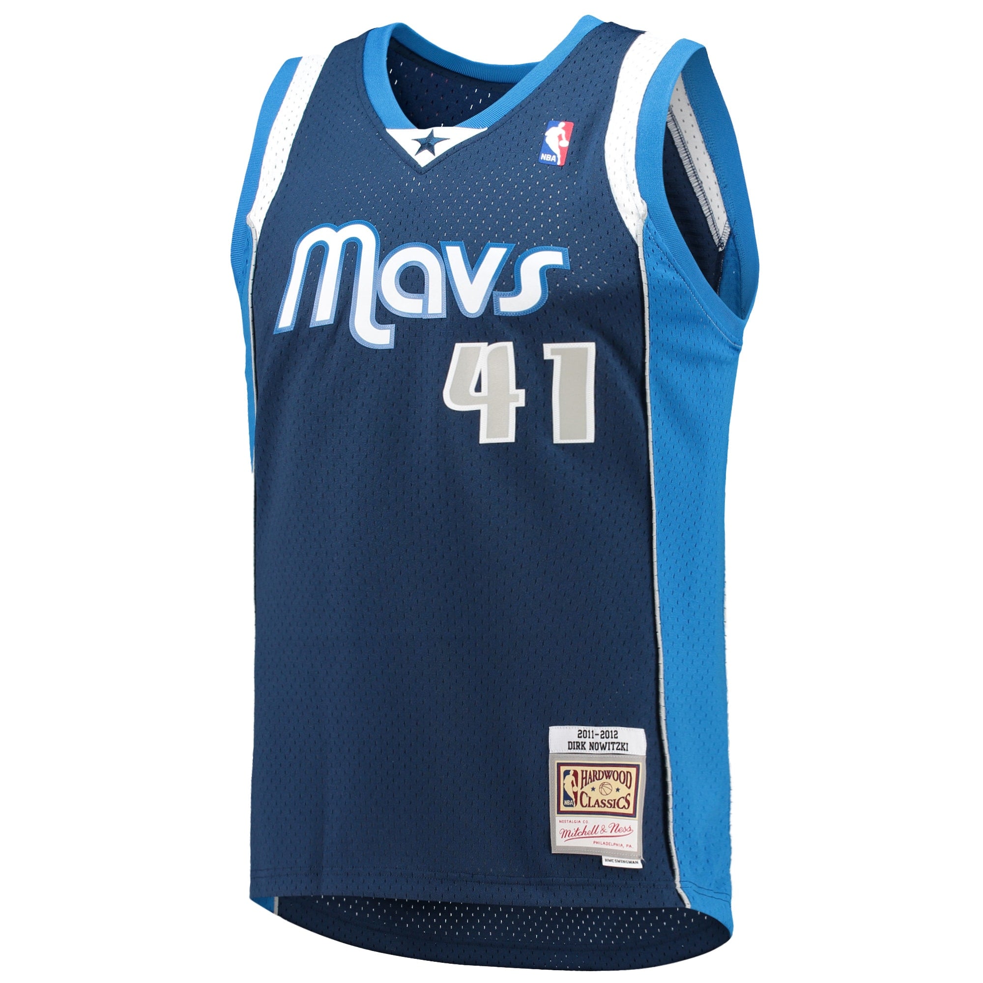 Dirk Nowitzki Dallas Mavericks 2011/12 Hardwood Classics Swingman Jersey - Mens