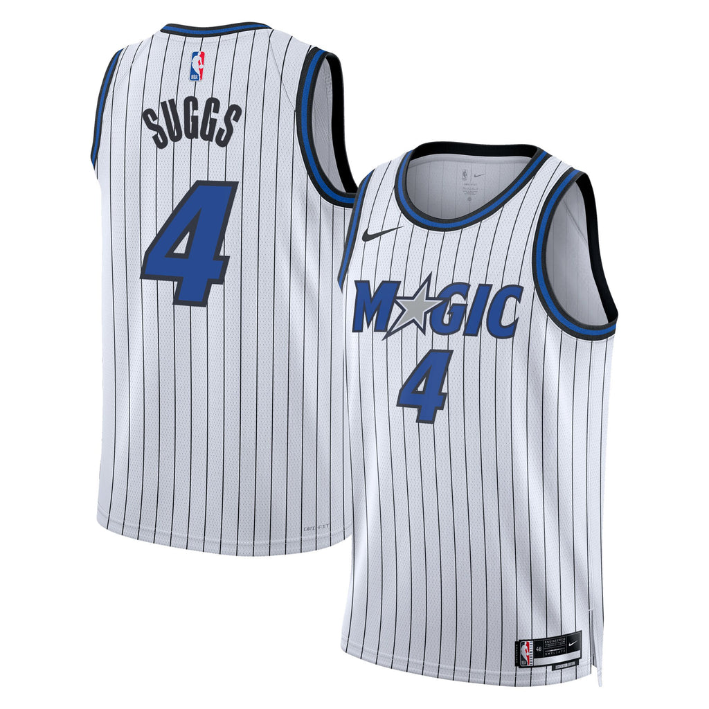 Jalen Suggs Orlando Magic Association Edition Replica Swingman Jersey - White - Unisex