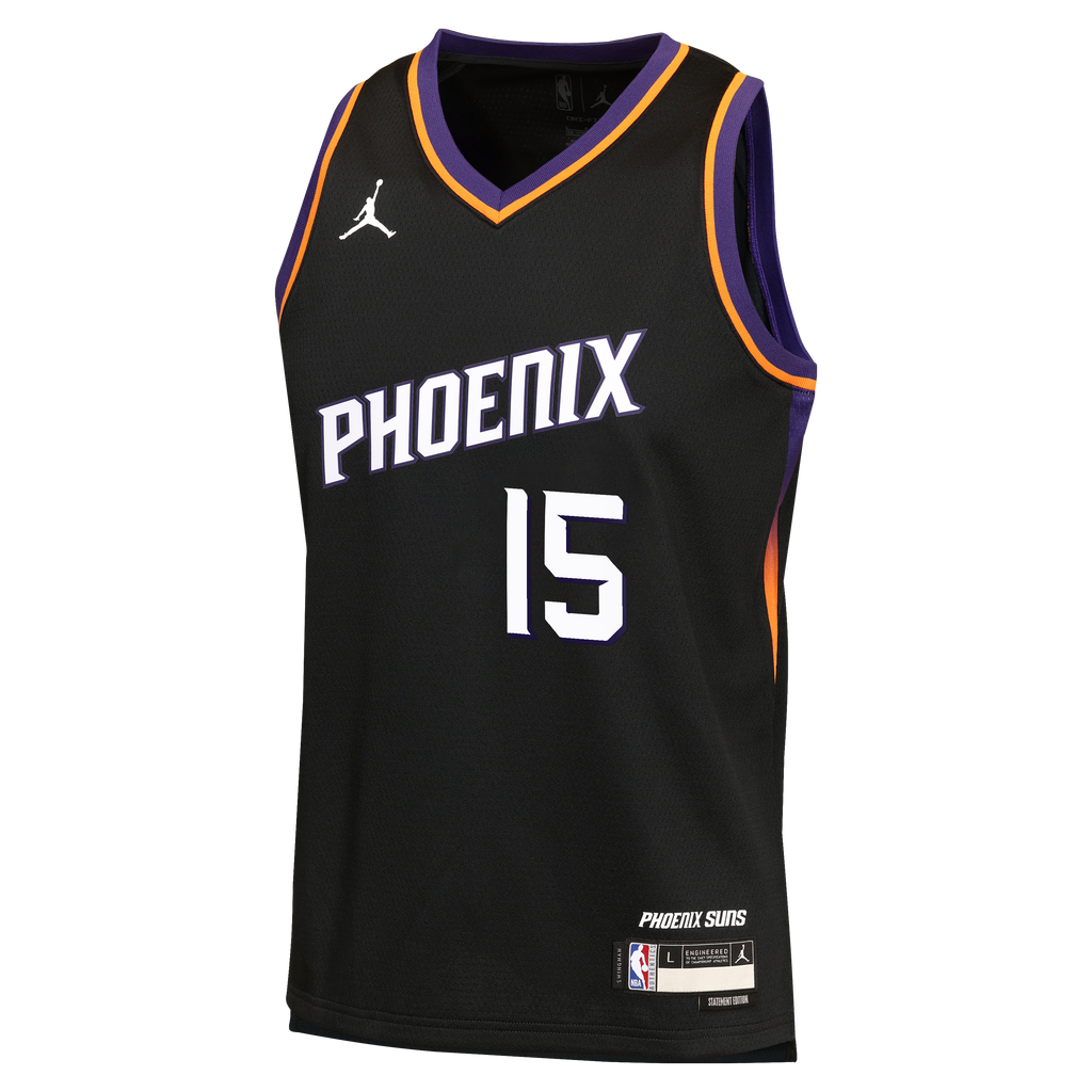 Devin Booker Phoenix Suns Statement Edition Jersey - Black - Youth