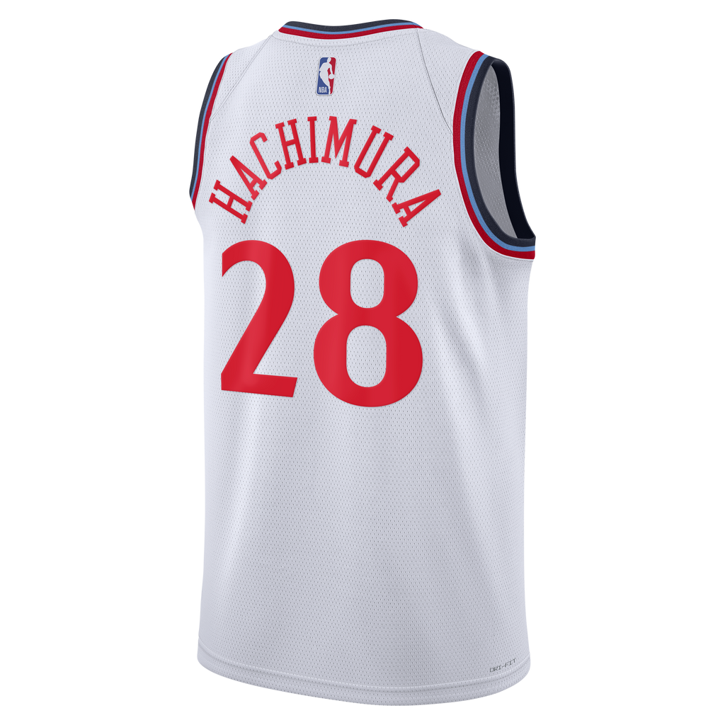 Rui Hachimura Los Angeles Clippers Association Edition Replica Swingman Jersey - White - Unisex