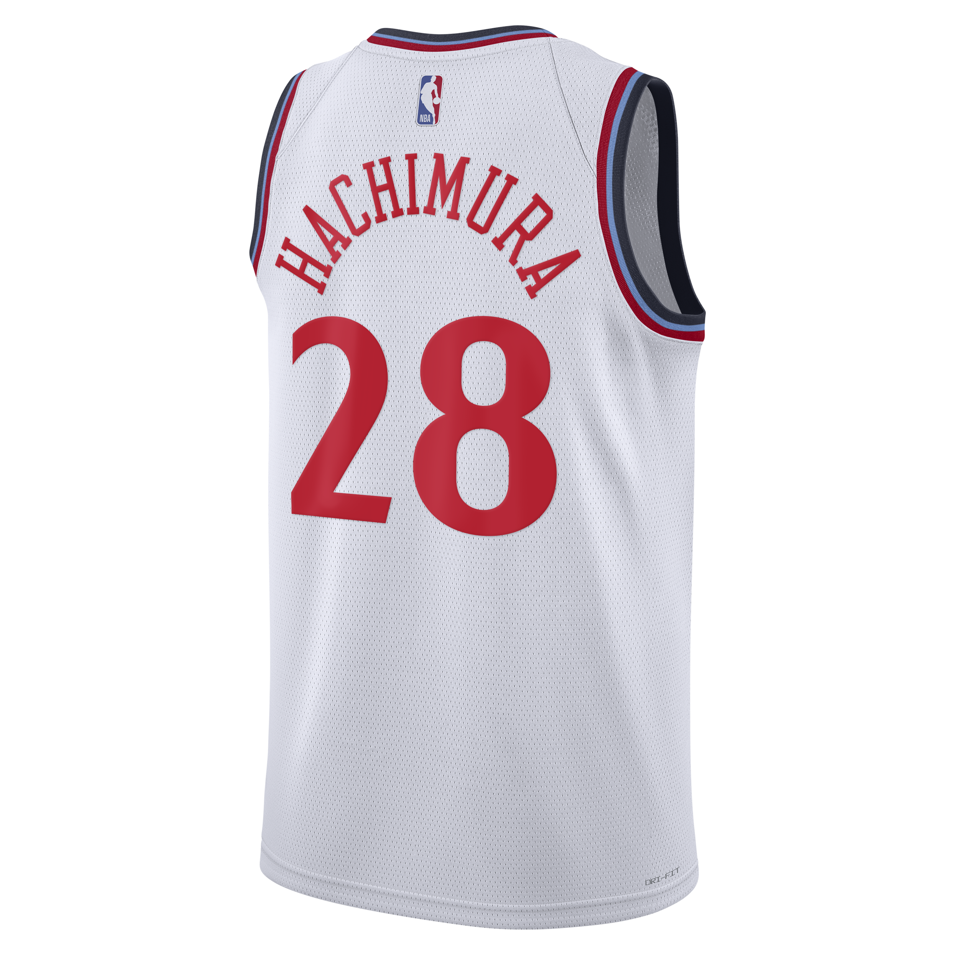Rui Hachimura Los Angeles Clippers Association Edition Replica Swingman Jersey - White - Unisex