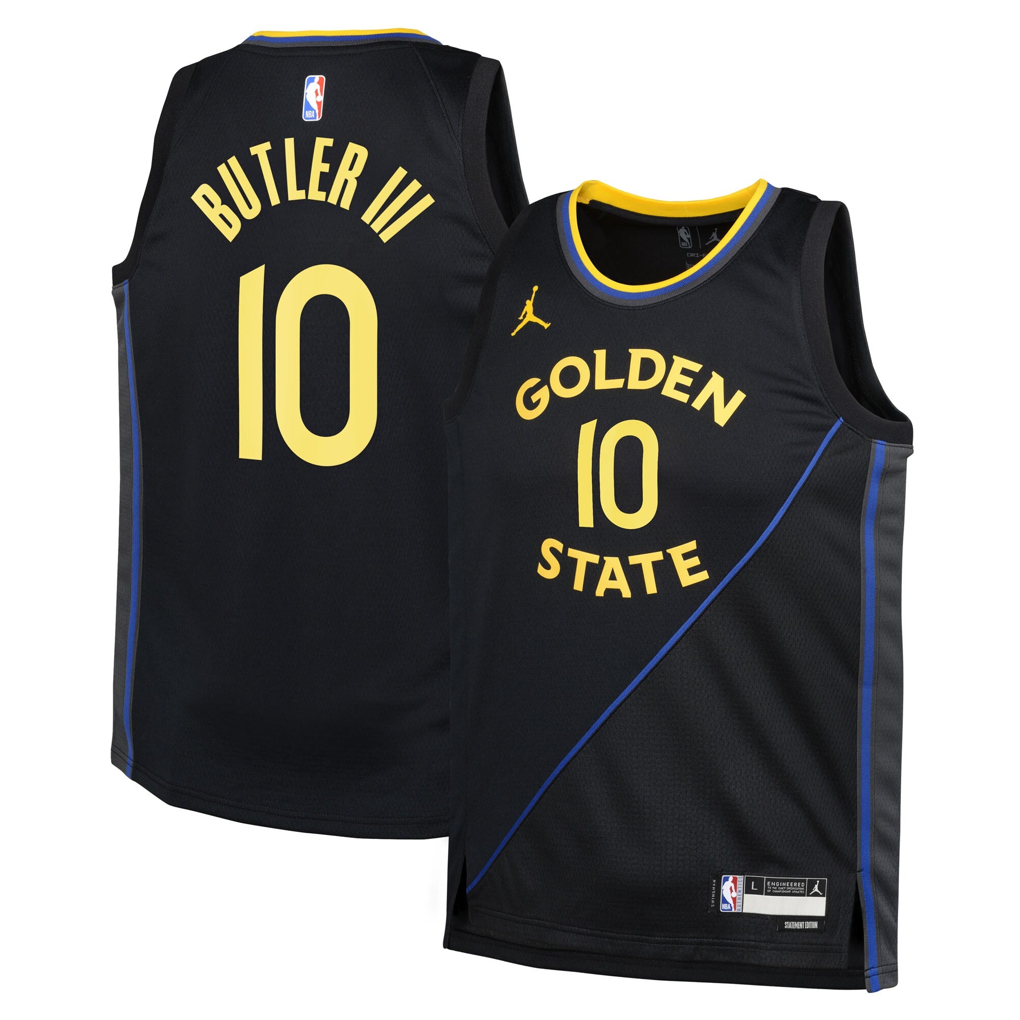 Jimmy Butler III Golden State Warriors Statement Edition Swingman Jersey - Black - Youth
