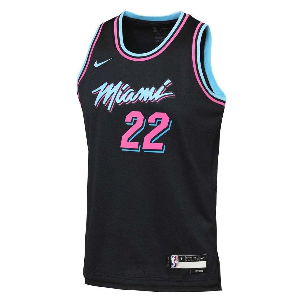 Andrew Wiggins Miami Heat 2025/26 City Edition Swingman Jersey - Black - Youth