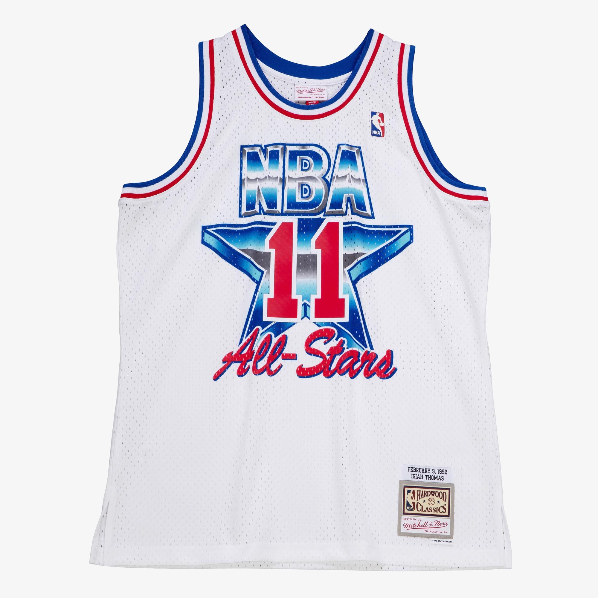 Isiah Thomas Detroit Pistons 1992 All-Star East Authentic Jersey - White
