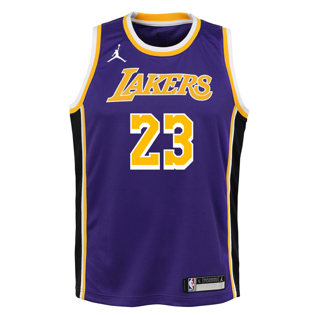 LeBron James Los Angeles Lakers Swingman Statement Jersey - Youth