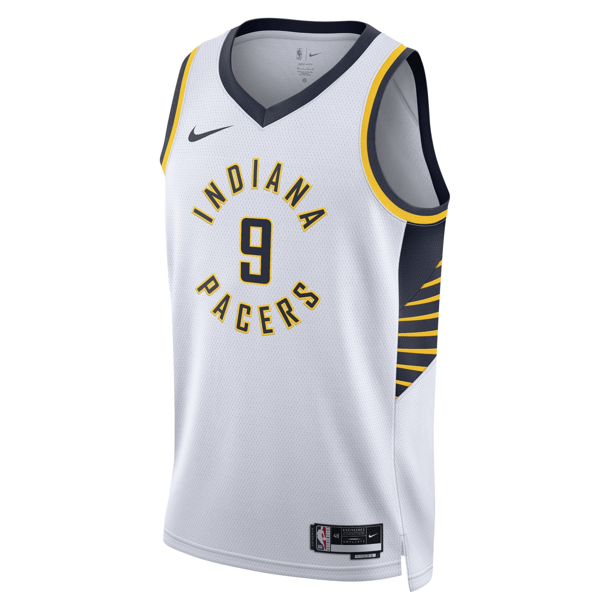 T.J. McConnell Indiana Pacers Association Edition Swingman Jersey - White - Unisex