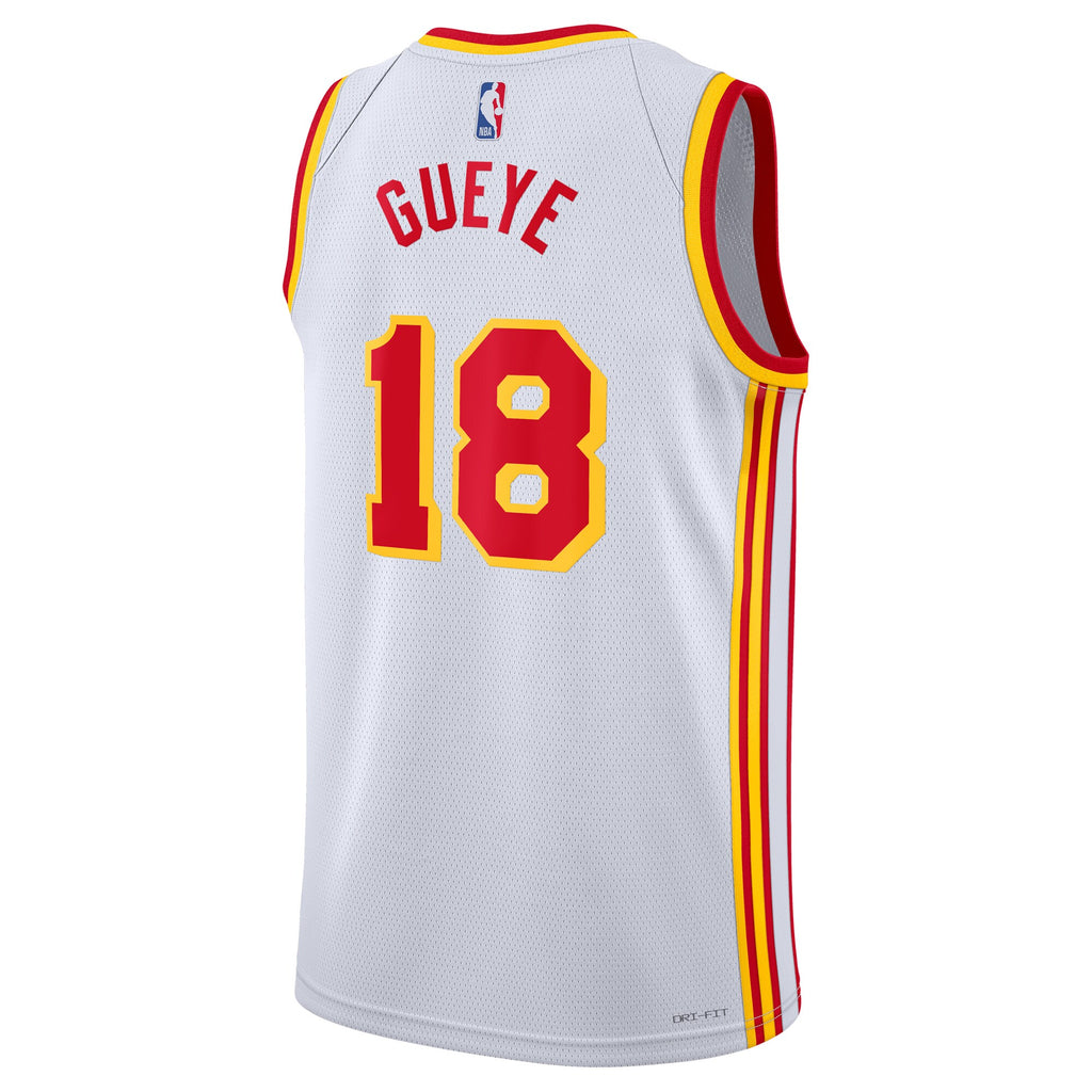 Mouhamed Gueye Atlanta Hawks Association Edition Swingman Jersey - White - Unisex