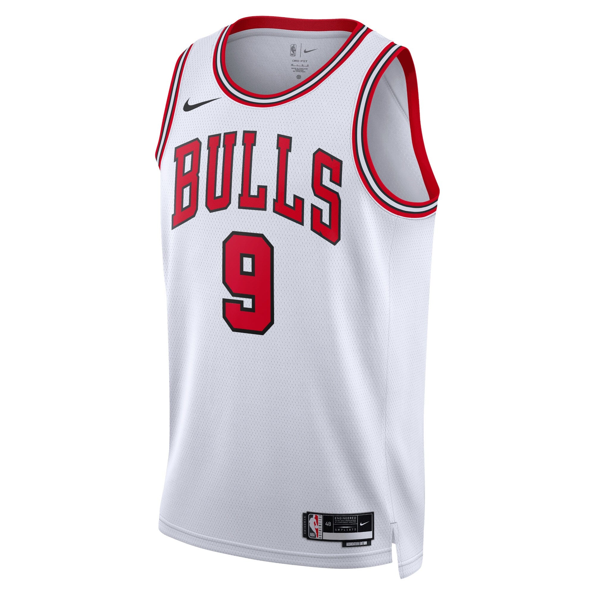 Nikola Vučević Chicago Bulls Association Edition Swingman Jersey - White - Unisex