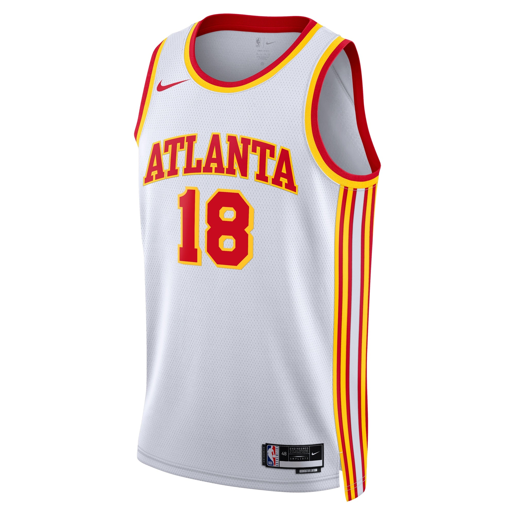 Mouhamed Gueye Atlanta Hawks Association Edition Swingman Jersey - White - Unisex