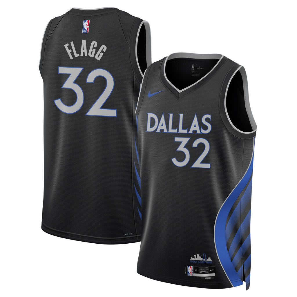 Cooper Flagg Dallas Mavericks 2025/26 City Edition Swingman Jersey - Black - Unisex